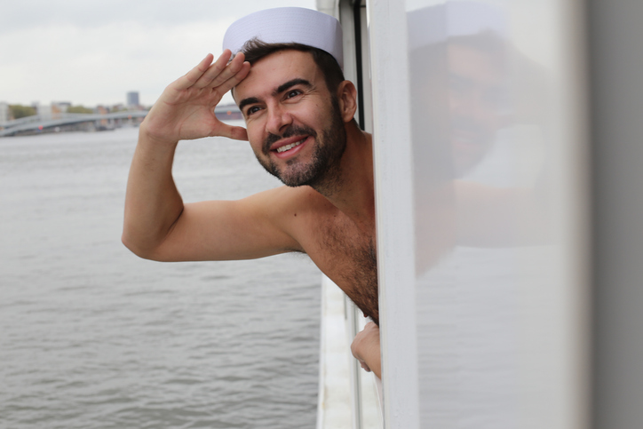 What would it take to get DeRusha on a nude cruise?
