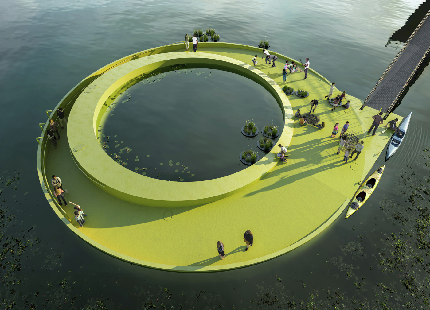 Art on the river? Permanent floating installation coming to the Schuylkill