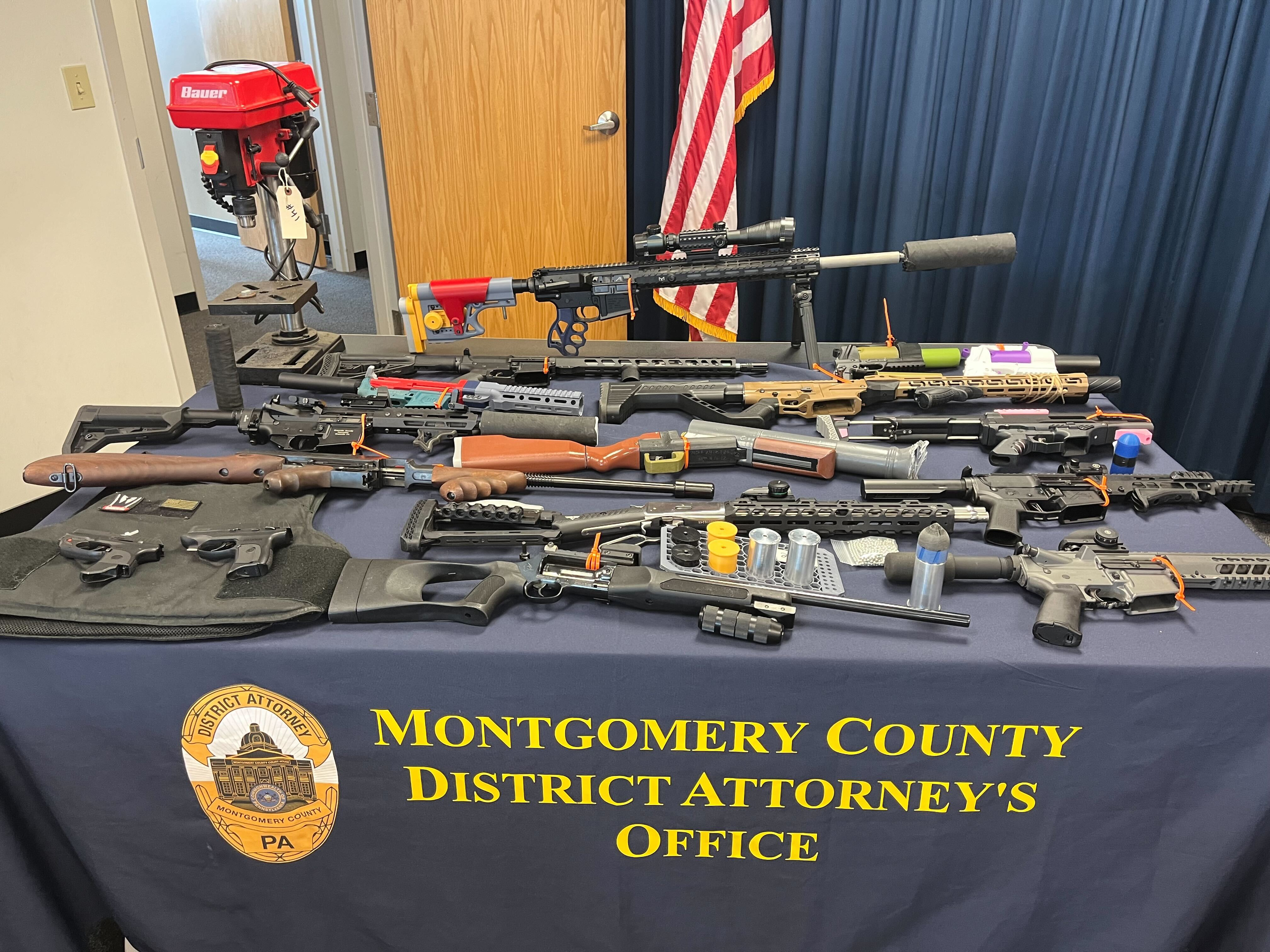 9 men charged in Montgomery County gun trafficking ring officials say offered criminal 'one-stop shopping'