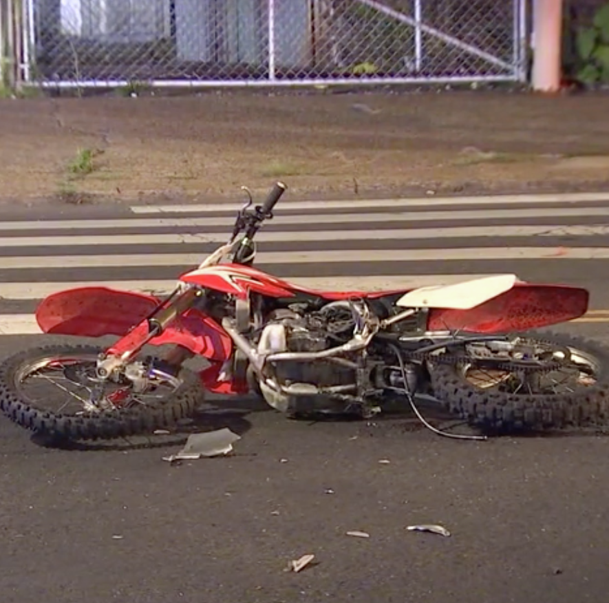 2 women on illegal dirt bike critically wounded in Frankford crash