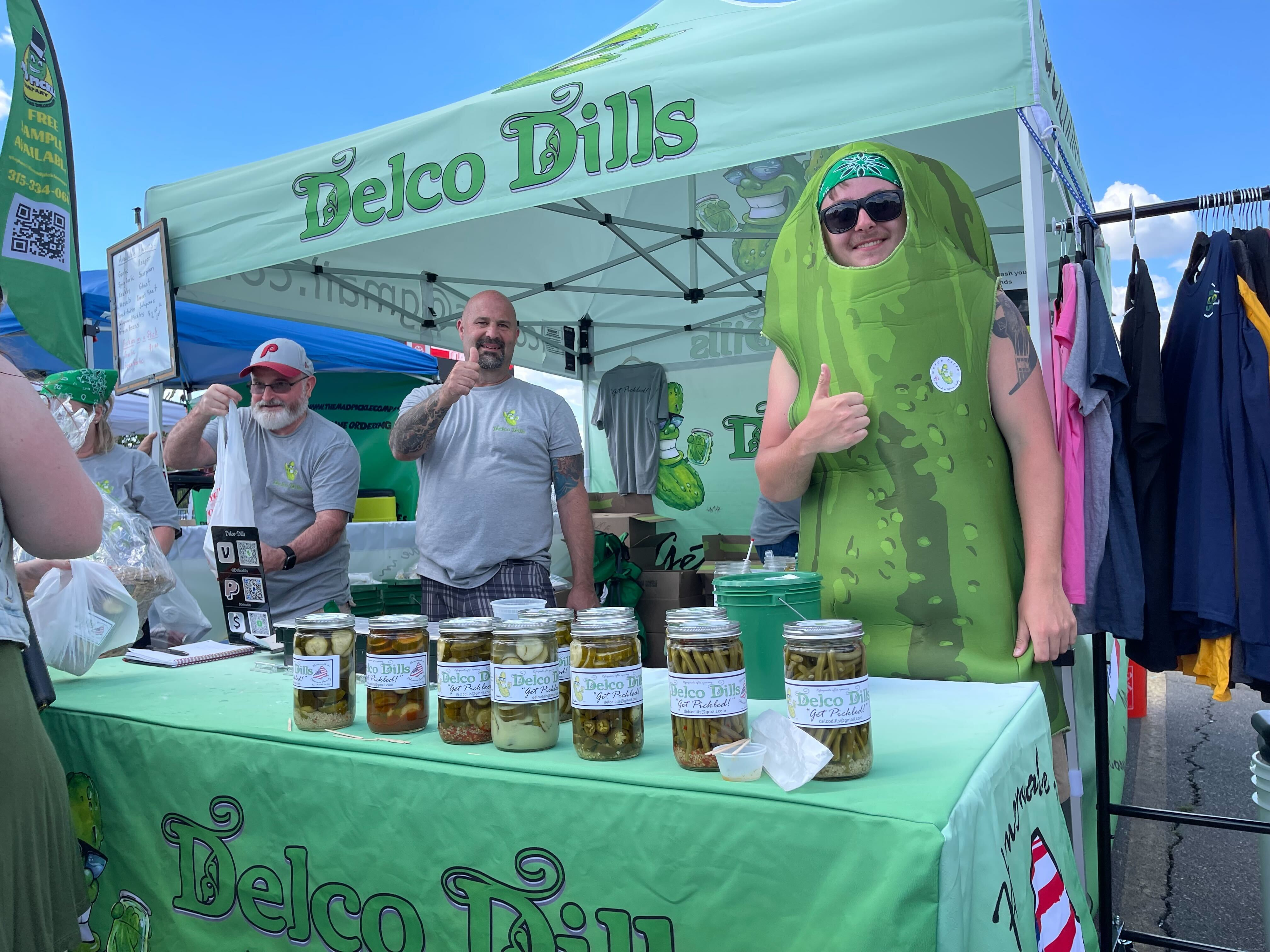Pickle party a 'big dill' in South Philly, as thousands of people come out to relish sunshine and brine