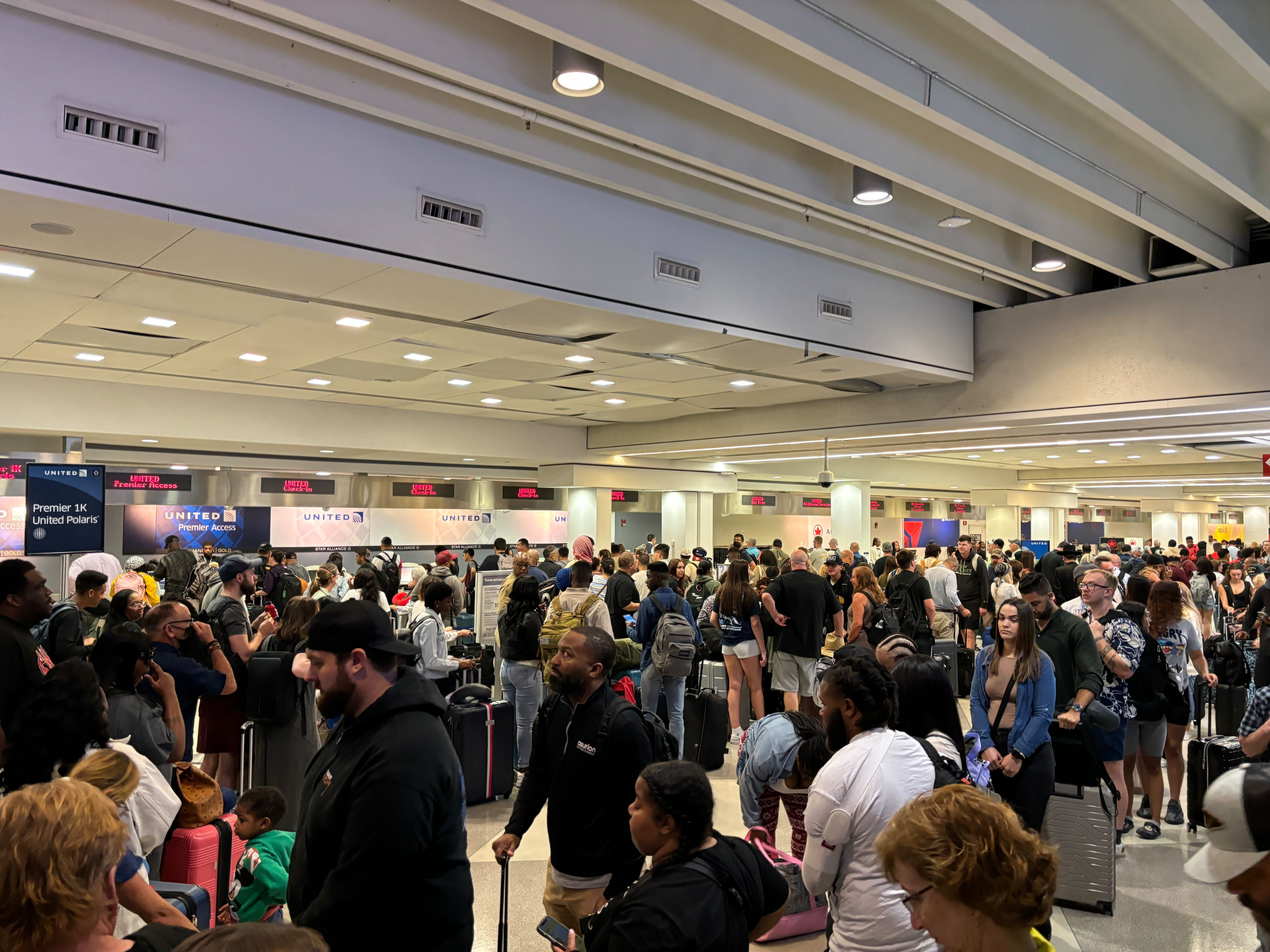 Dozens of flights at PHL canceled or delayed amid global technology outage