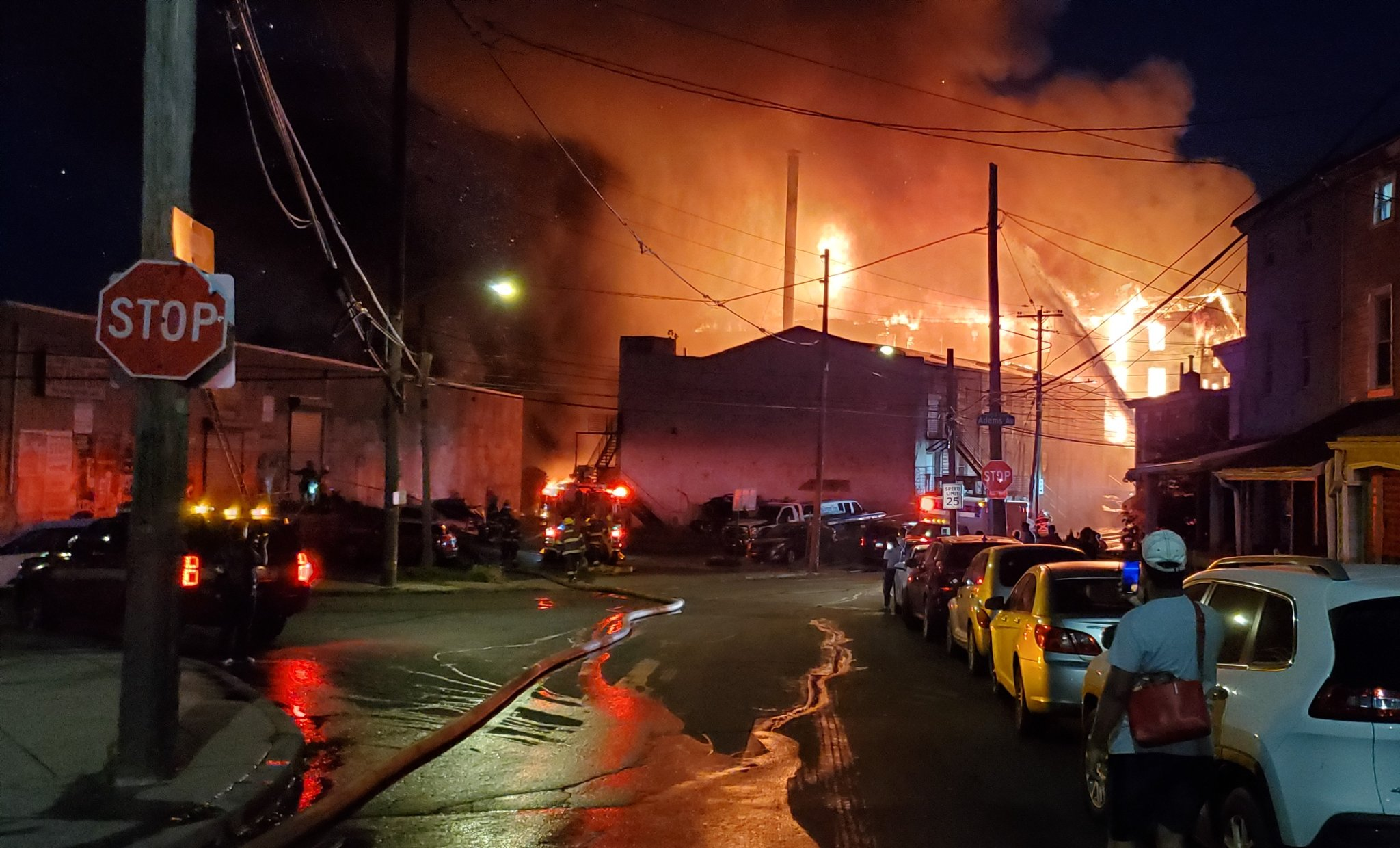 4-alarm fire in Frankford displaces dozens of nearby residents