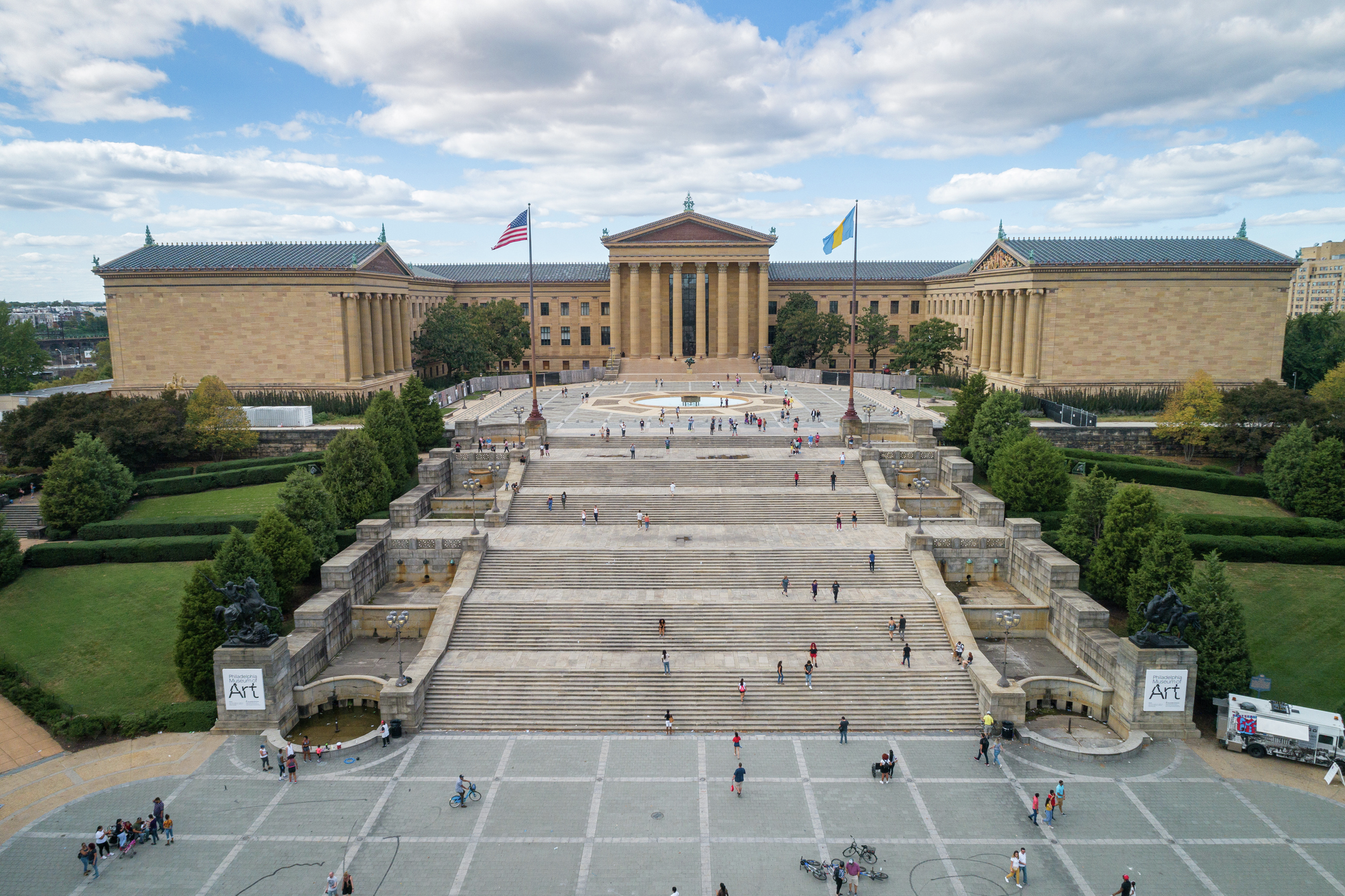 Runners give cancer patients a leg up with daylong trek of iconic 'Rocky' steps