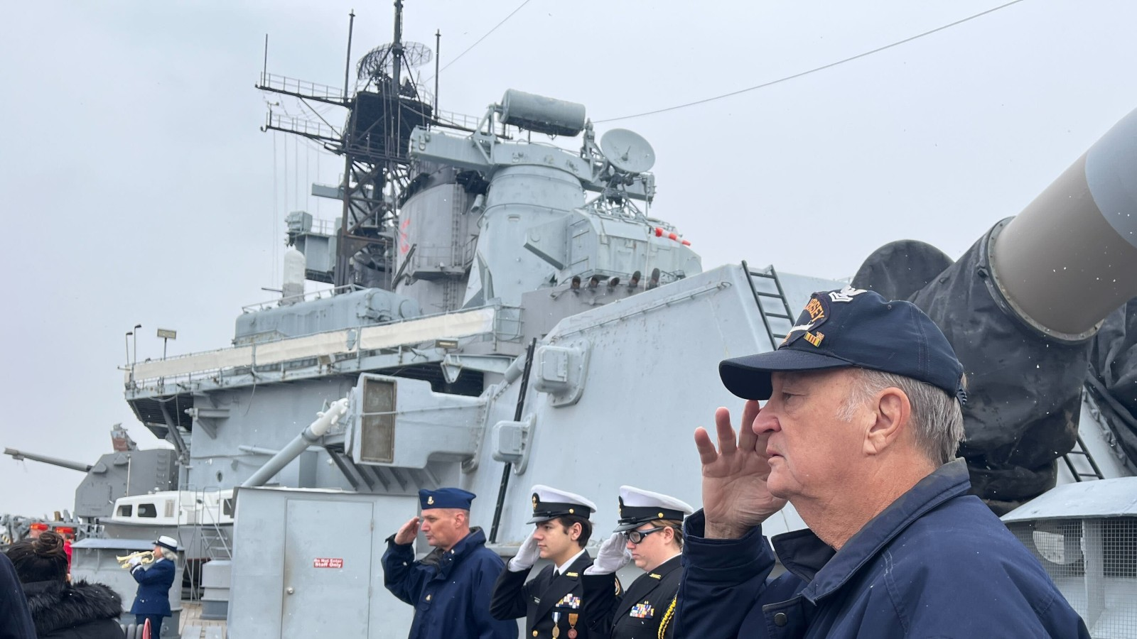 Battleship New Jersey hosts annual wreath-laying ceremony commemorating attack on Pearl Harbor