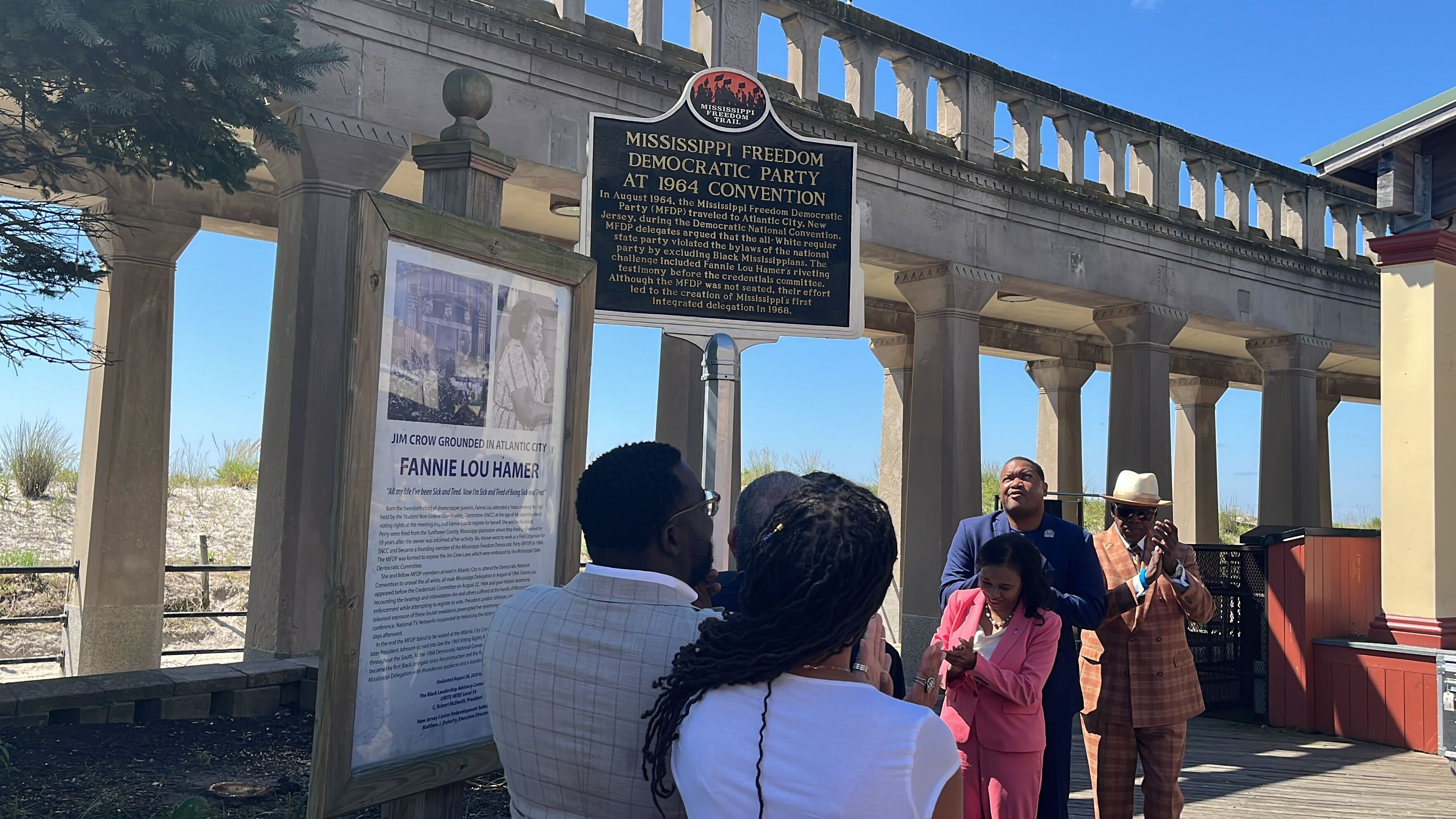 Civil rights icon Fannie Lou Hamer immortalized with plaque on AC Boardwalk