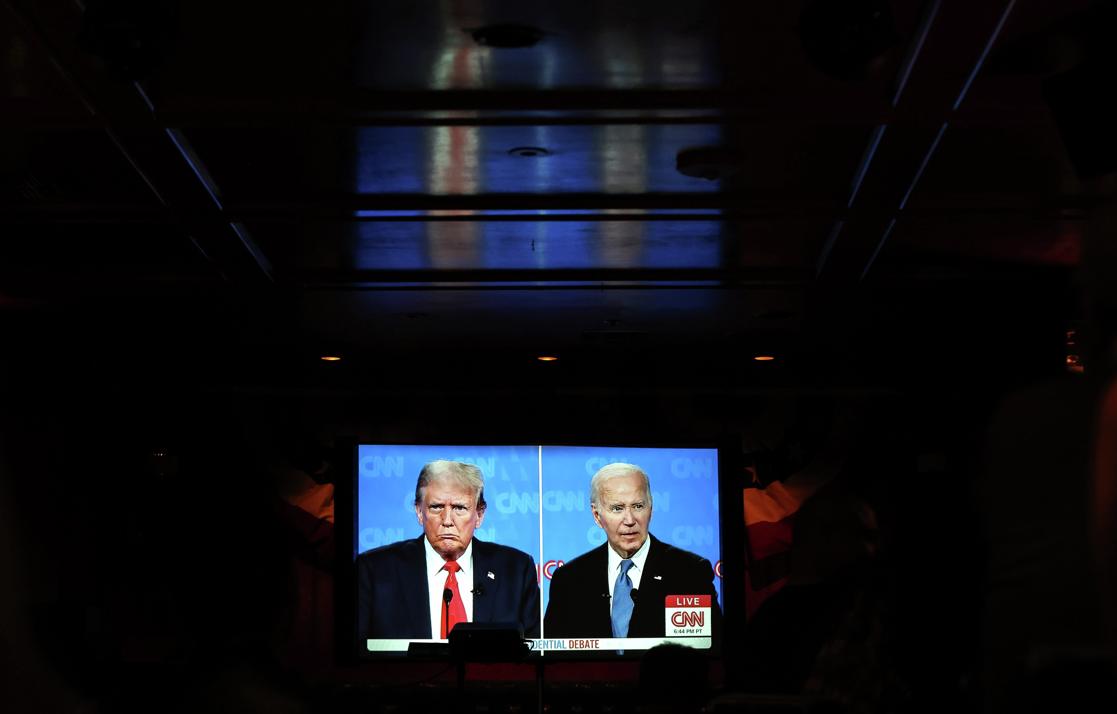Biden supporters at debate watch parties across Philadelphia commend president
