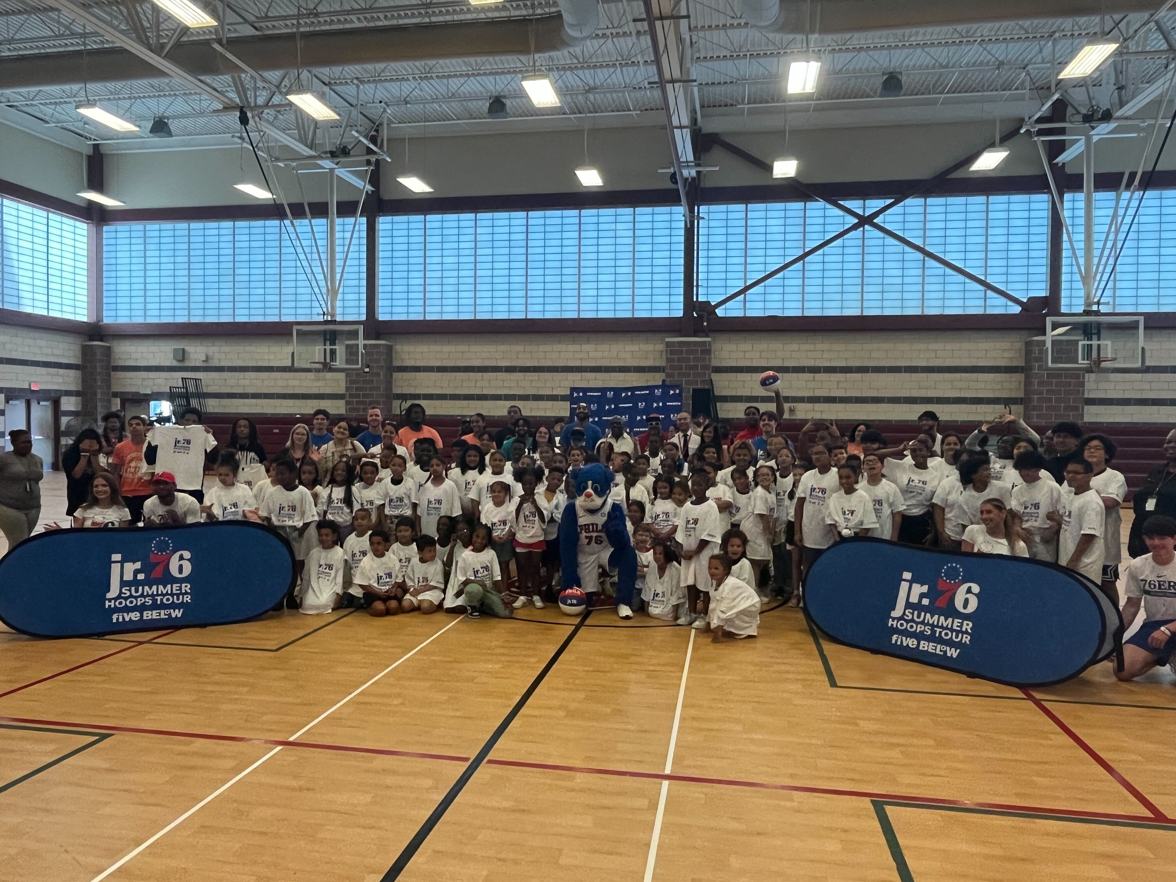 🏀 Dribble, pass, shoot! 76ers begin first of 10 kids camps in Camden