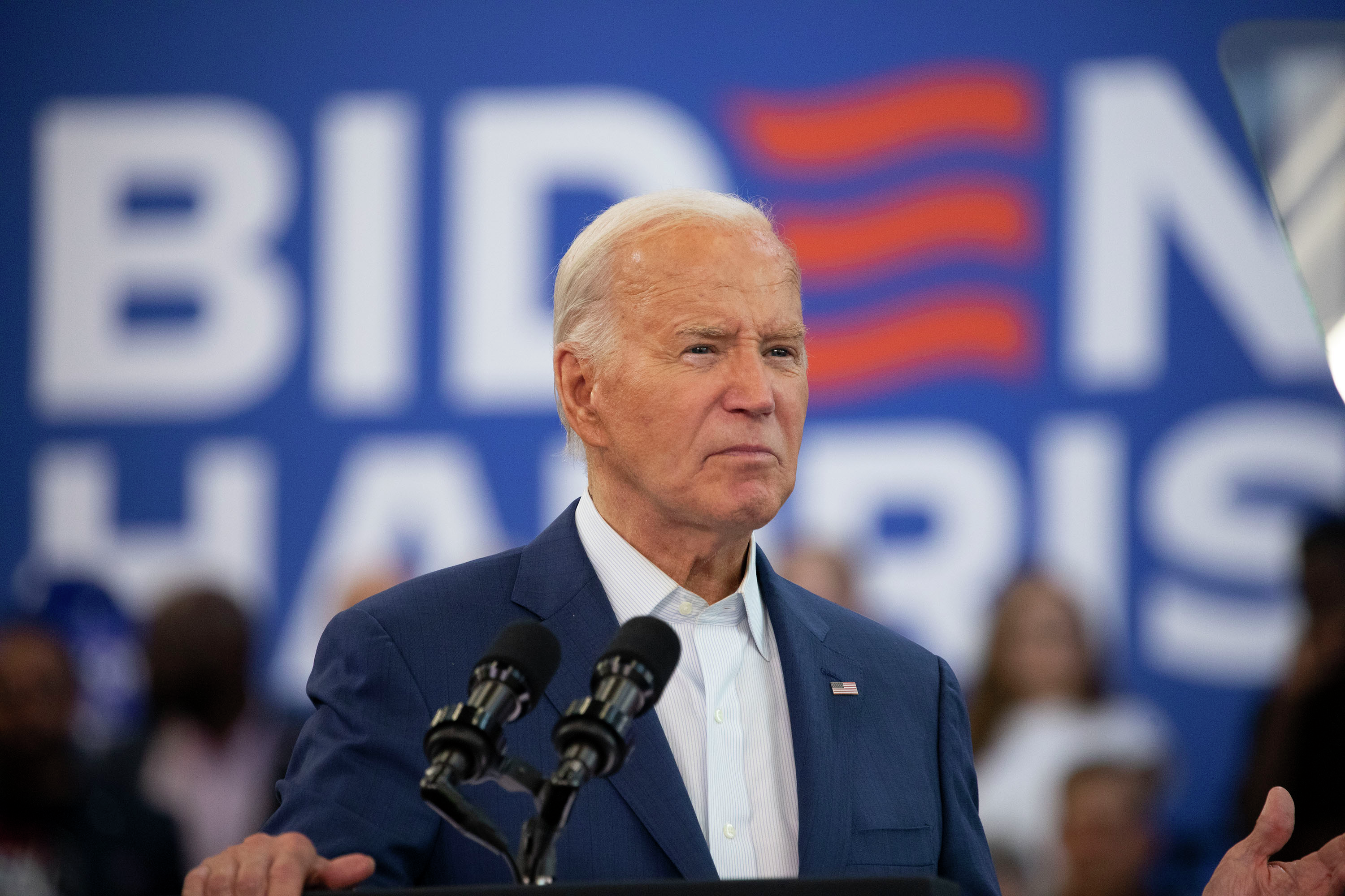 Biden adamant about staying in the race: 'I am running and we're gonna win,' he declares at campaign rally