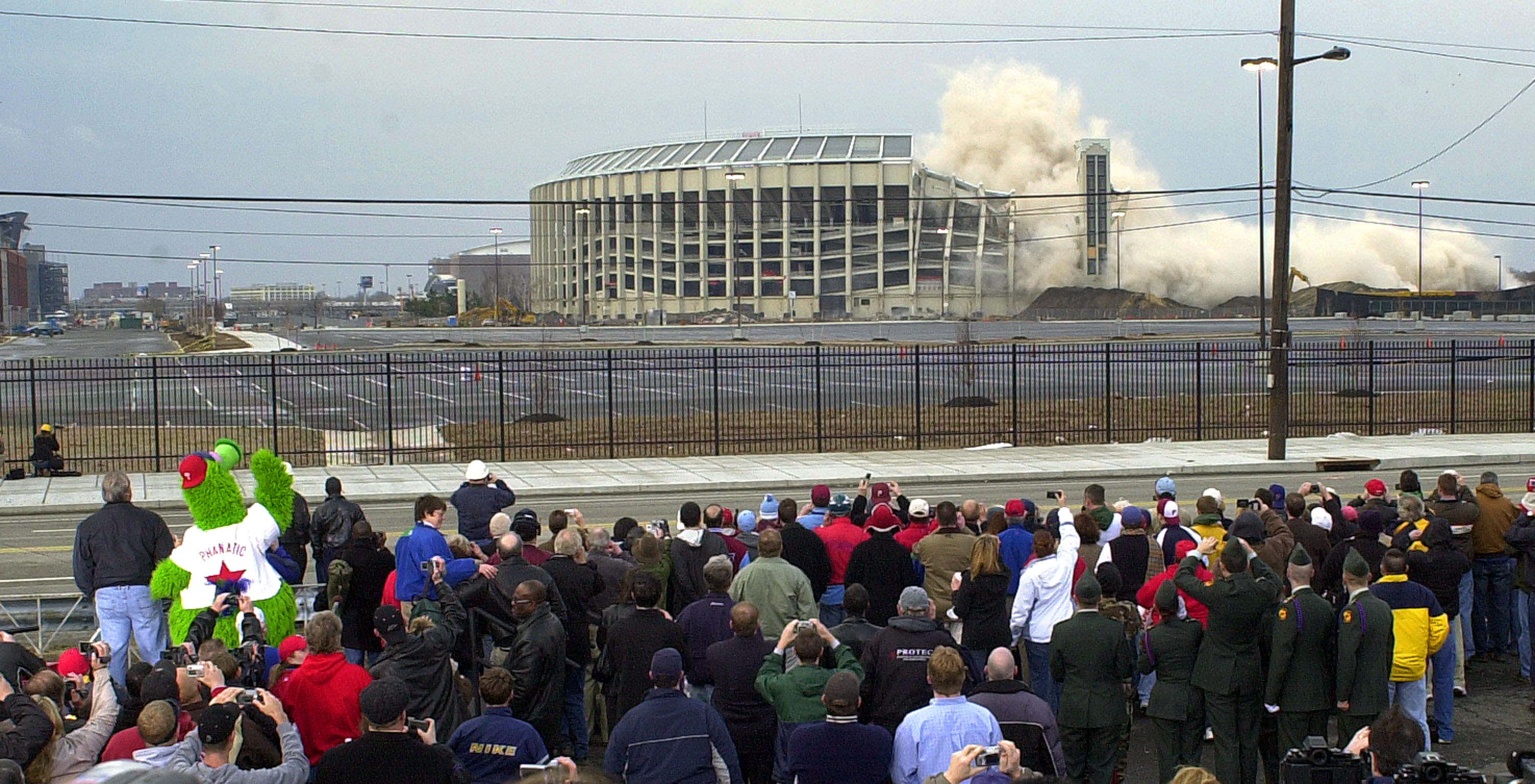 Veterans Stadium was imploded 20 years ago today