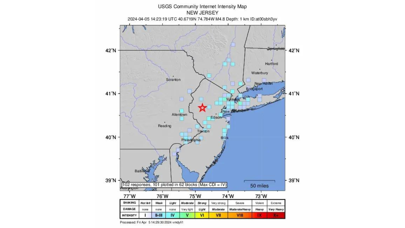 Is a 4.8-magnitude earthquake high for our region?