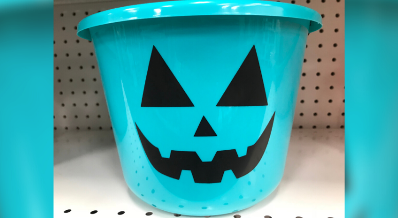 Teal pumpkins indicate non-food treats are available for trick-or-treaters with severe allergies