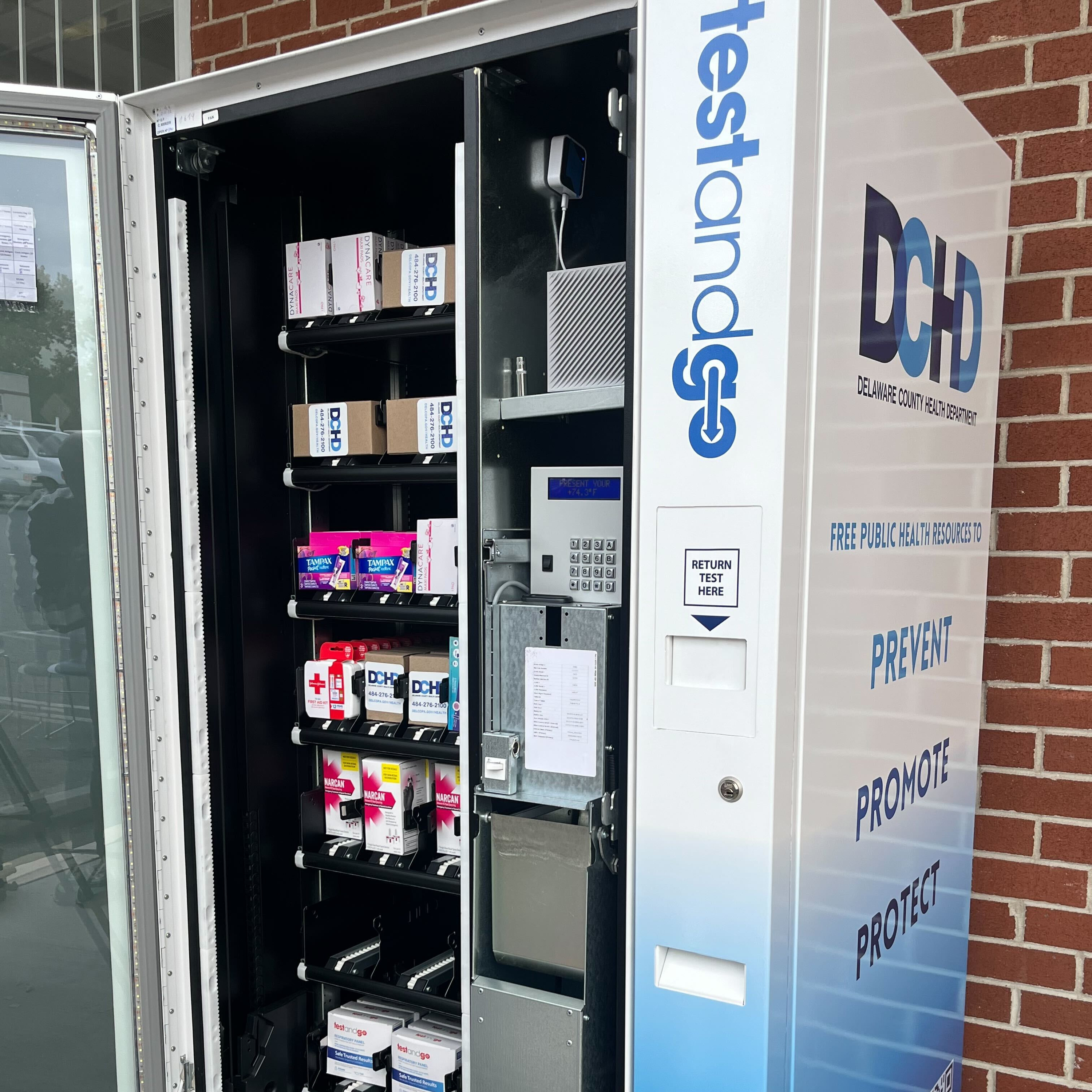 Delaware County debuts new automated health care supply kiosks