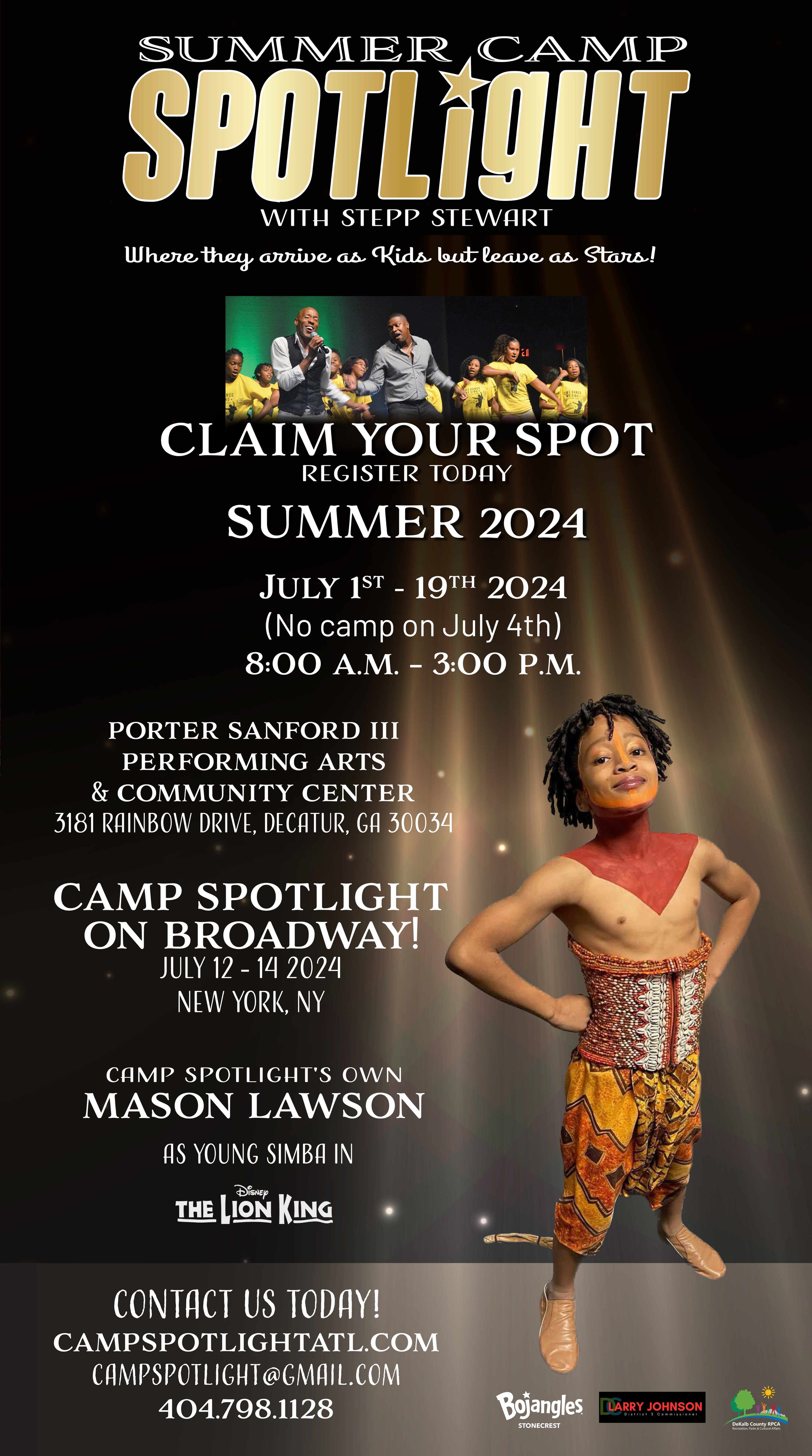 Illuminating Young Talent: Camp Spotlight ATL and Mason Lawson