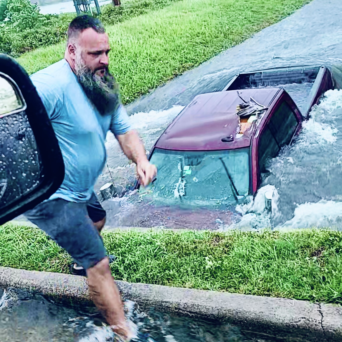 Houston Hero Broke Windshield To Save Driver