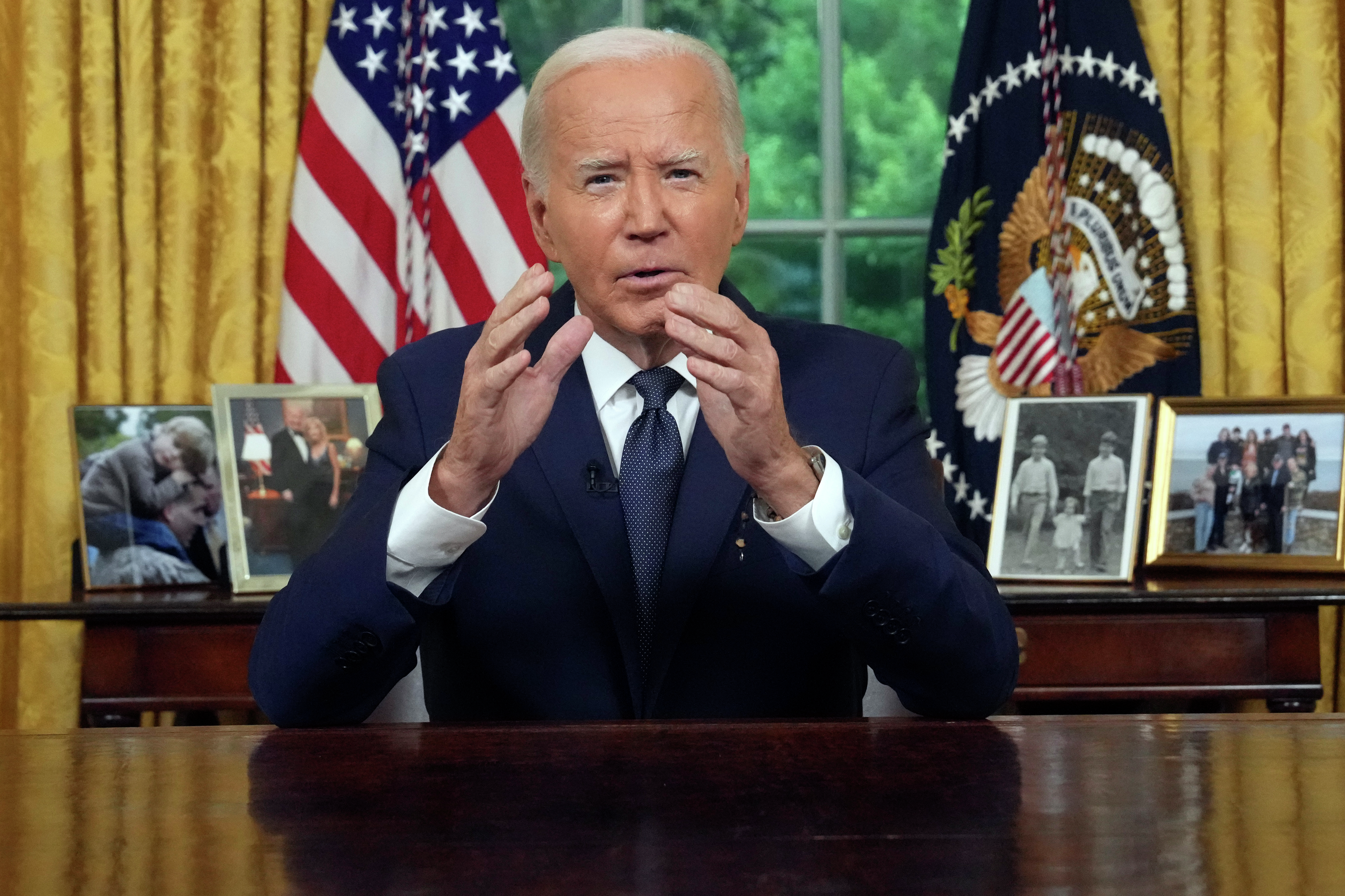 NEWSLINE: Biden denounces political violence while reaffirming intent to run