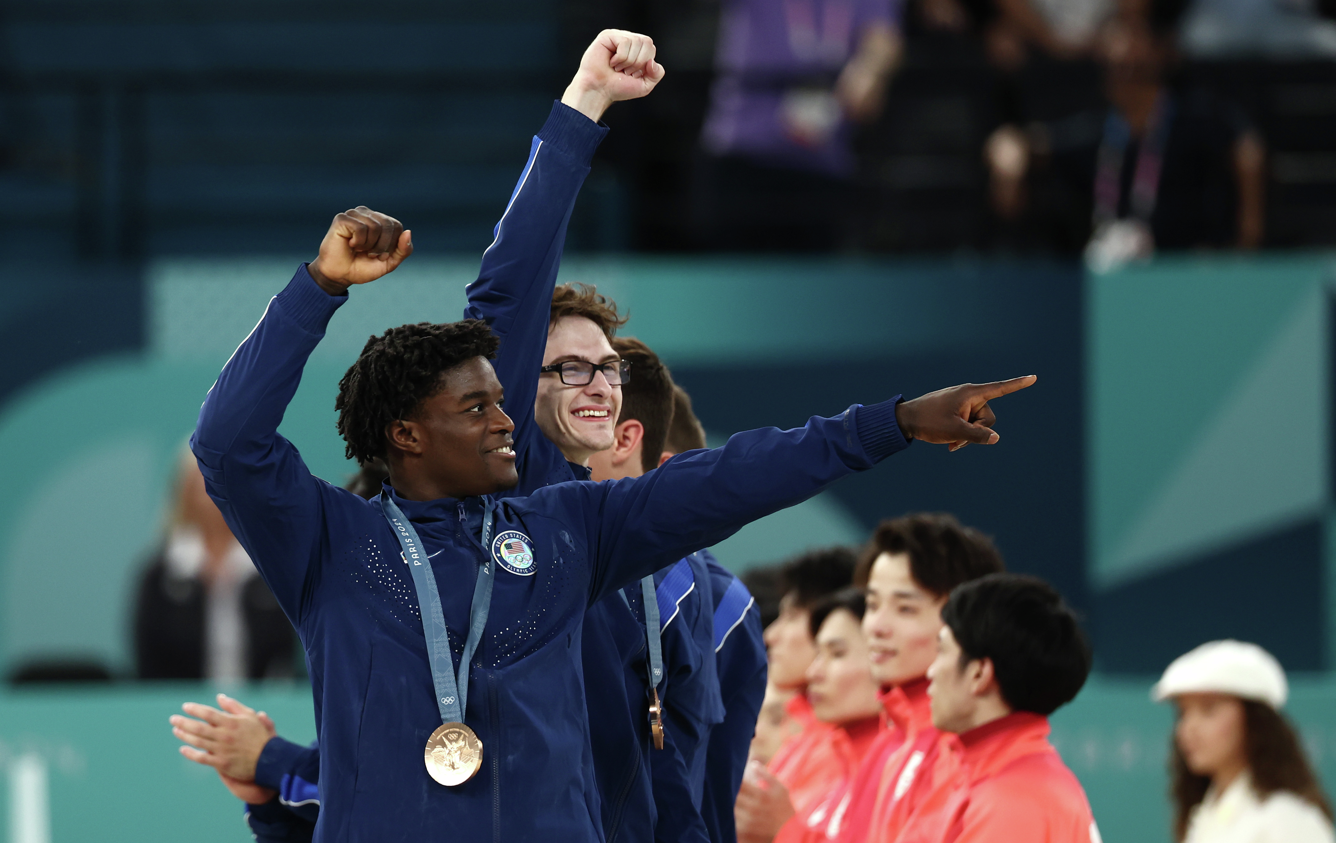 ON THE RECORD: U.S. men's gymnastics team wins bronze