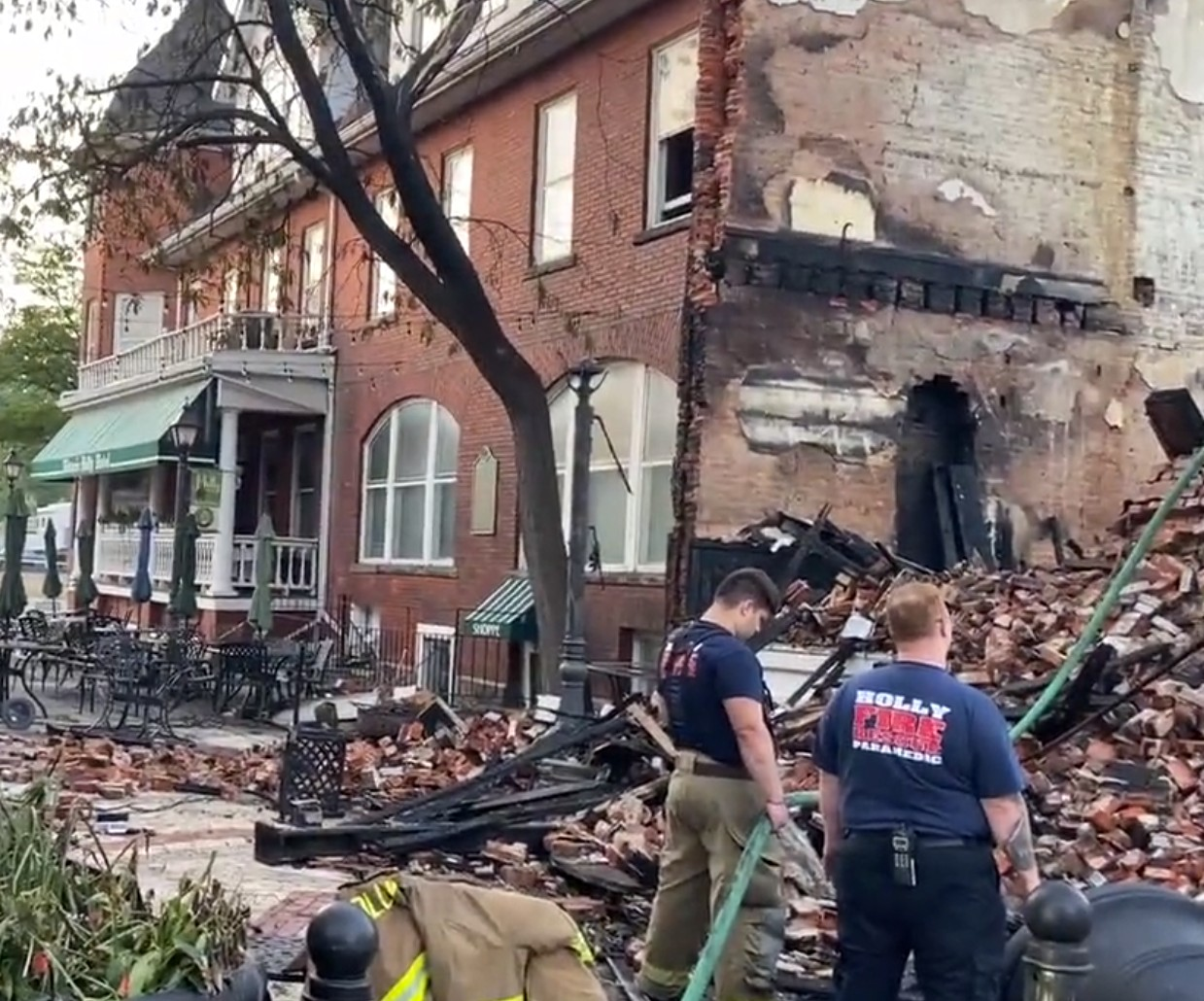 Historic Holly Hotel to be rebuilt after destructive fire in June