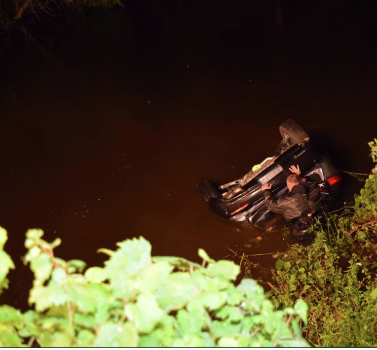 Waterford mother, two young sons dead in crash after car falls into creek in Lapeer County