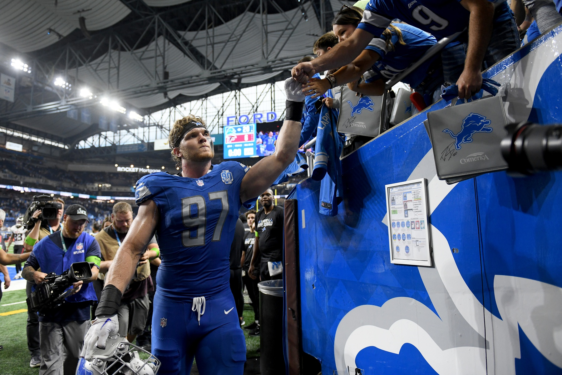 Why Lions' Aidan Hutchinson Was 'Surprised' by Falcons Run Game - Sports  Illustrated Atlanta Falcons News, Analysis and More