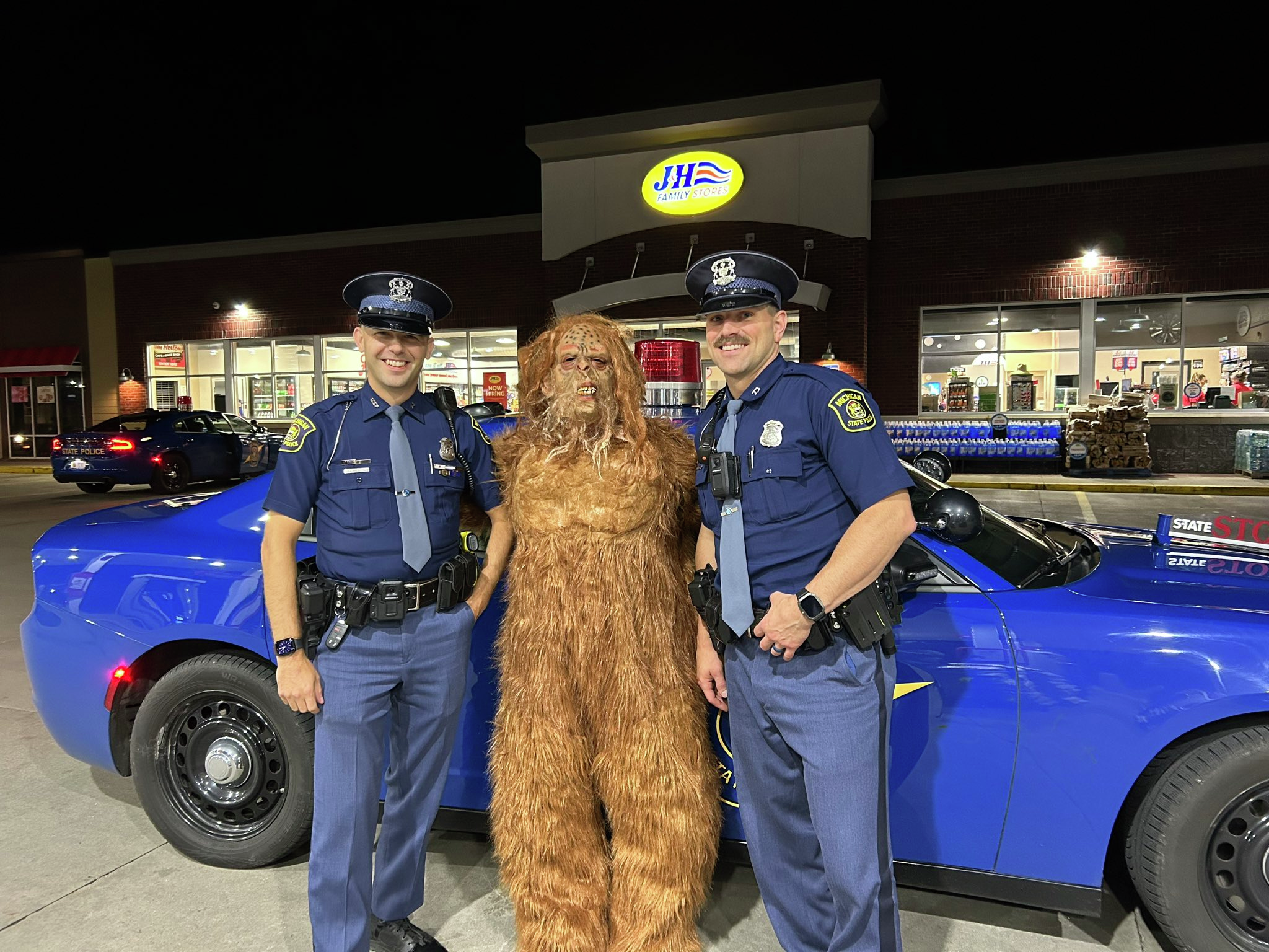 Michigan State Police have 'first known encounter' with Bigfoot