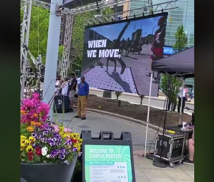 Downtown Detroit is welcoming tourists and locals today for Hometown Tourist Day