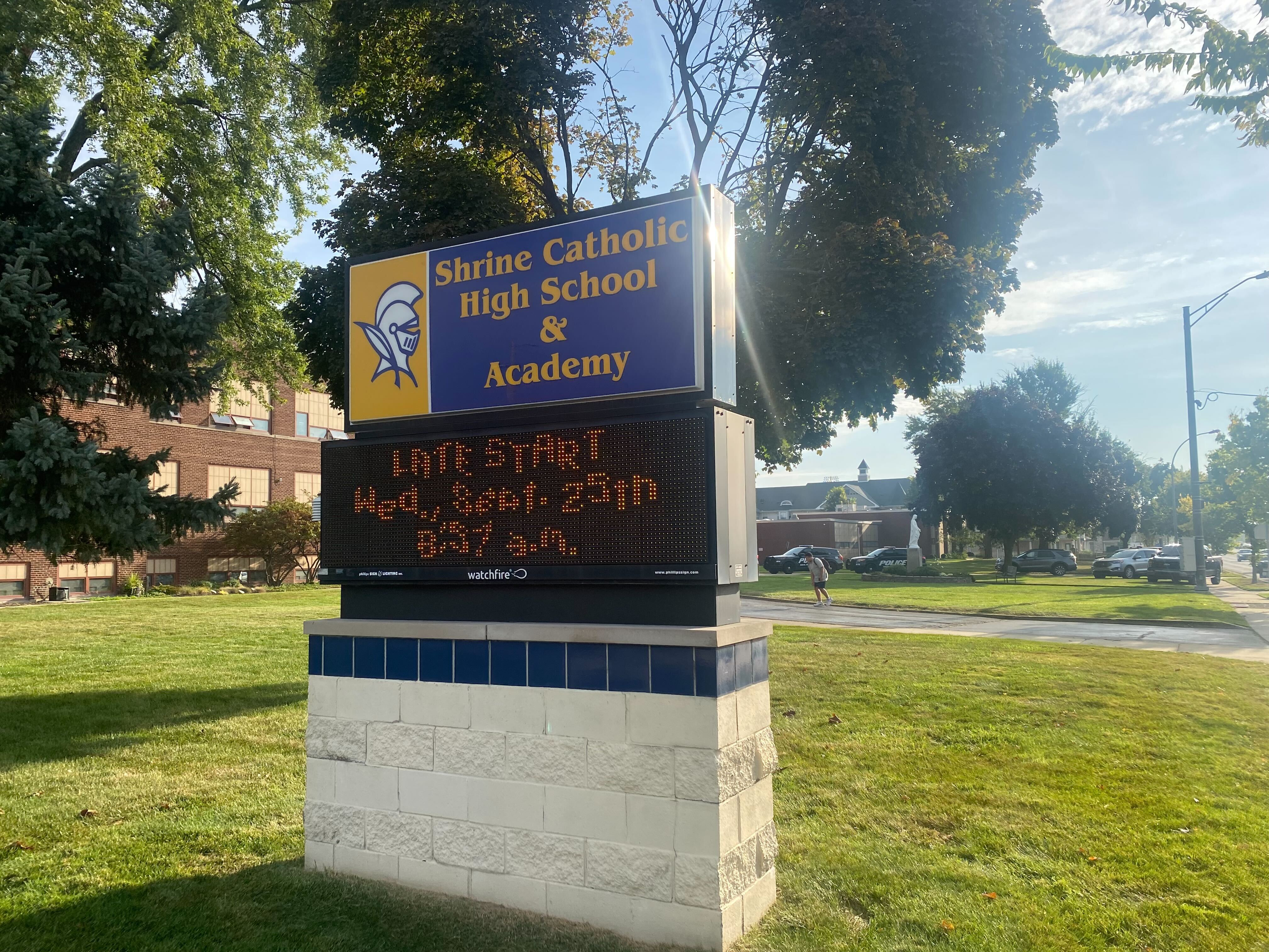 "All is safe" at  Shrine High School in Royal Oak after lockdown