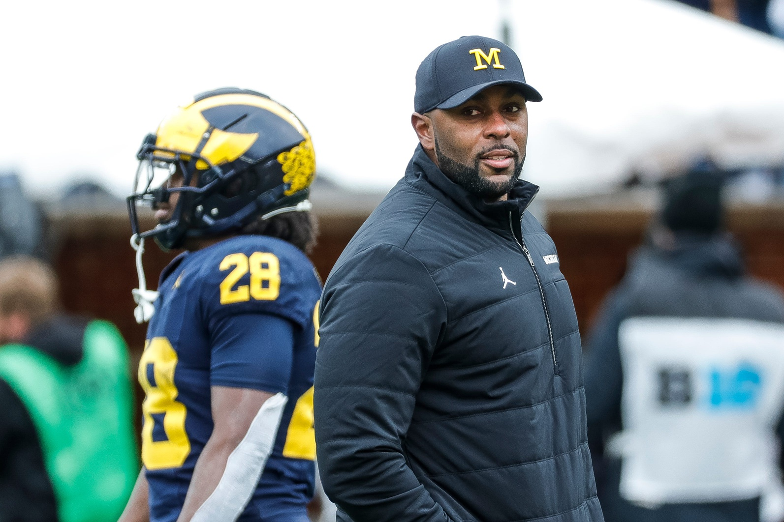 Sherrone Moore responds to Michigan being picked to finish 4th in the Big Ten: "Bet"