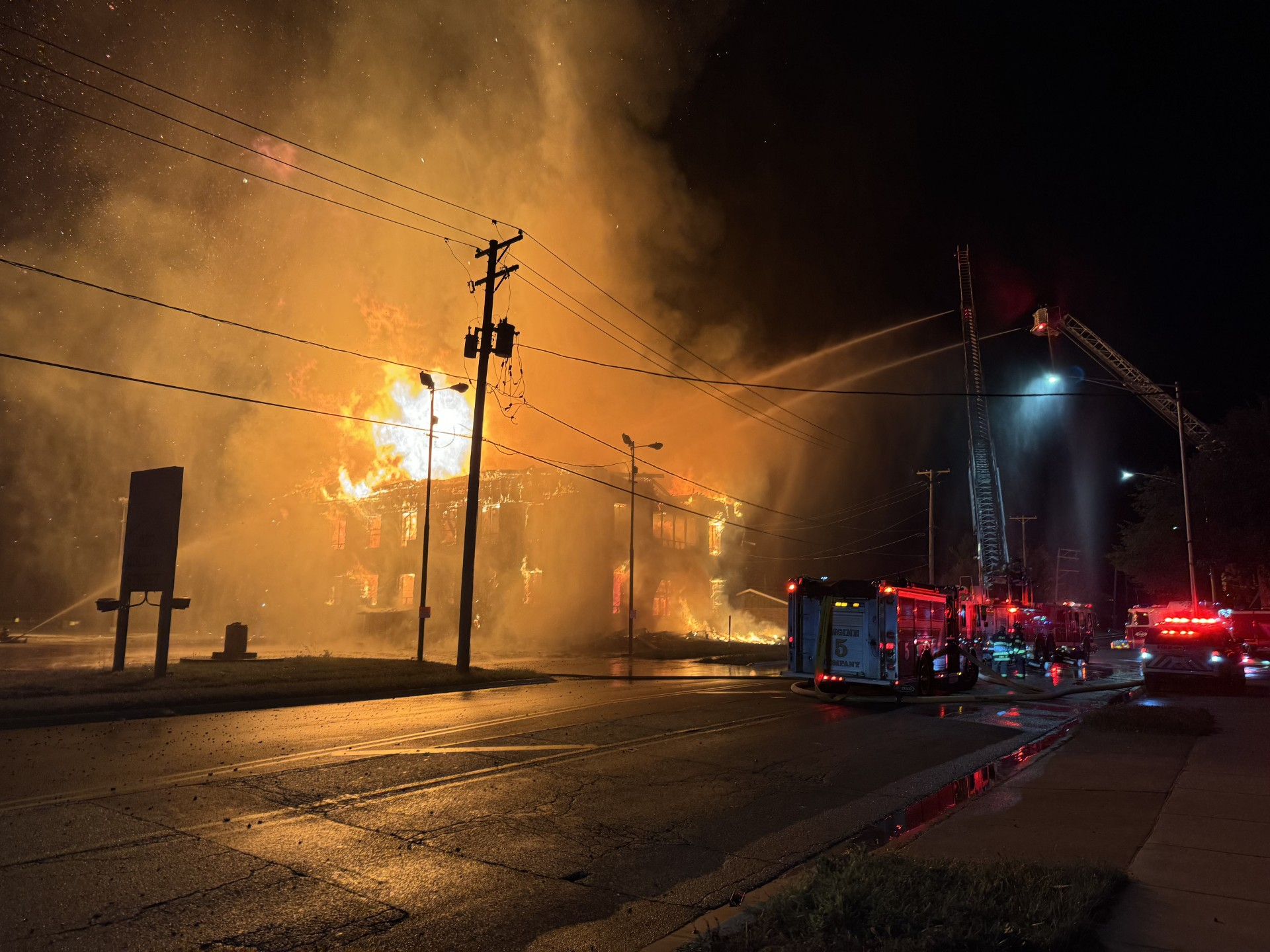 Joliet firefighters worked overnight to put out fire in a historic building