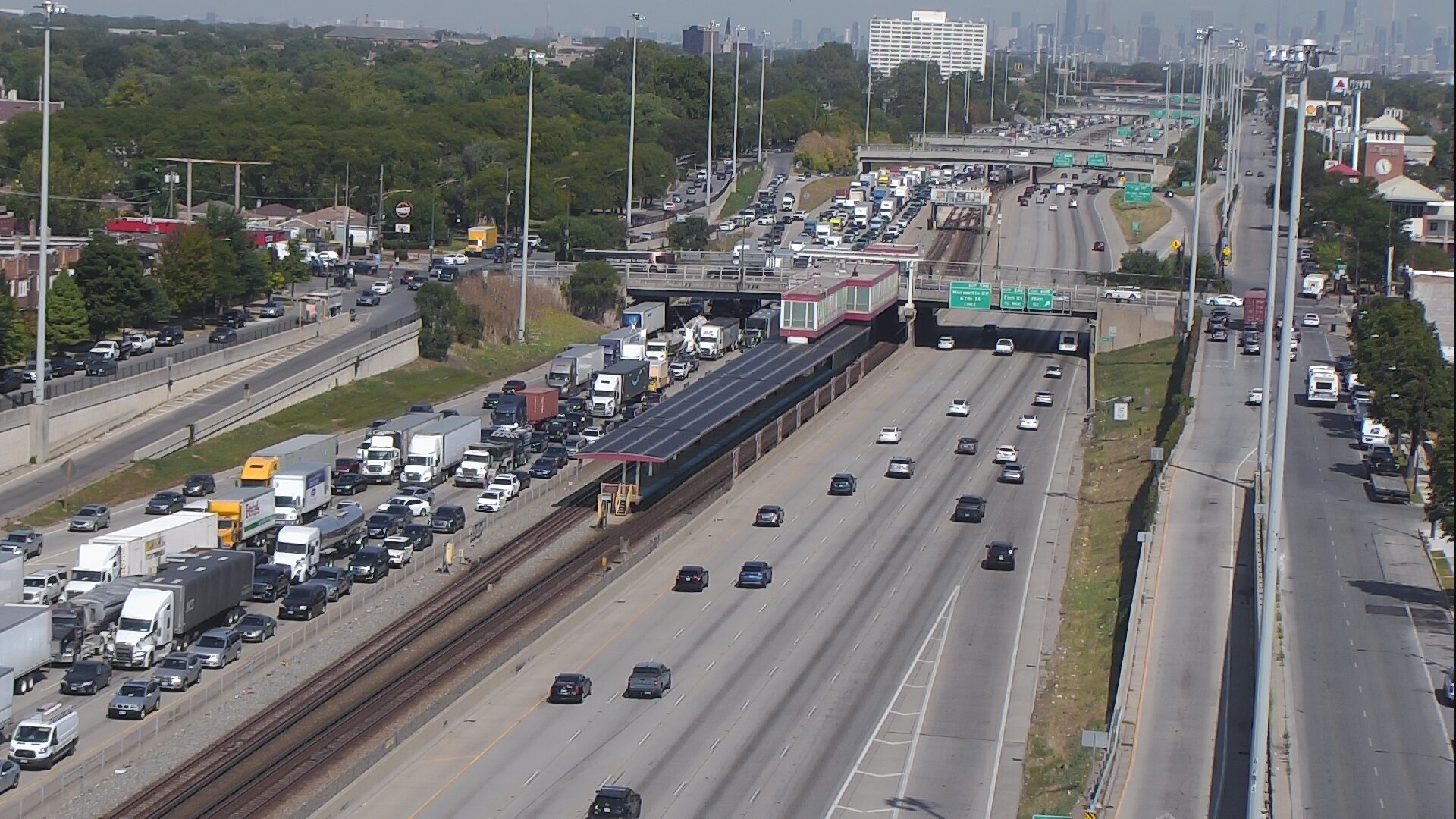 DEVELOPING: Portion of outbound Dan Ryan shut down