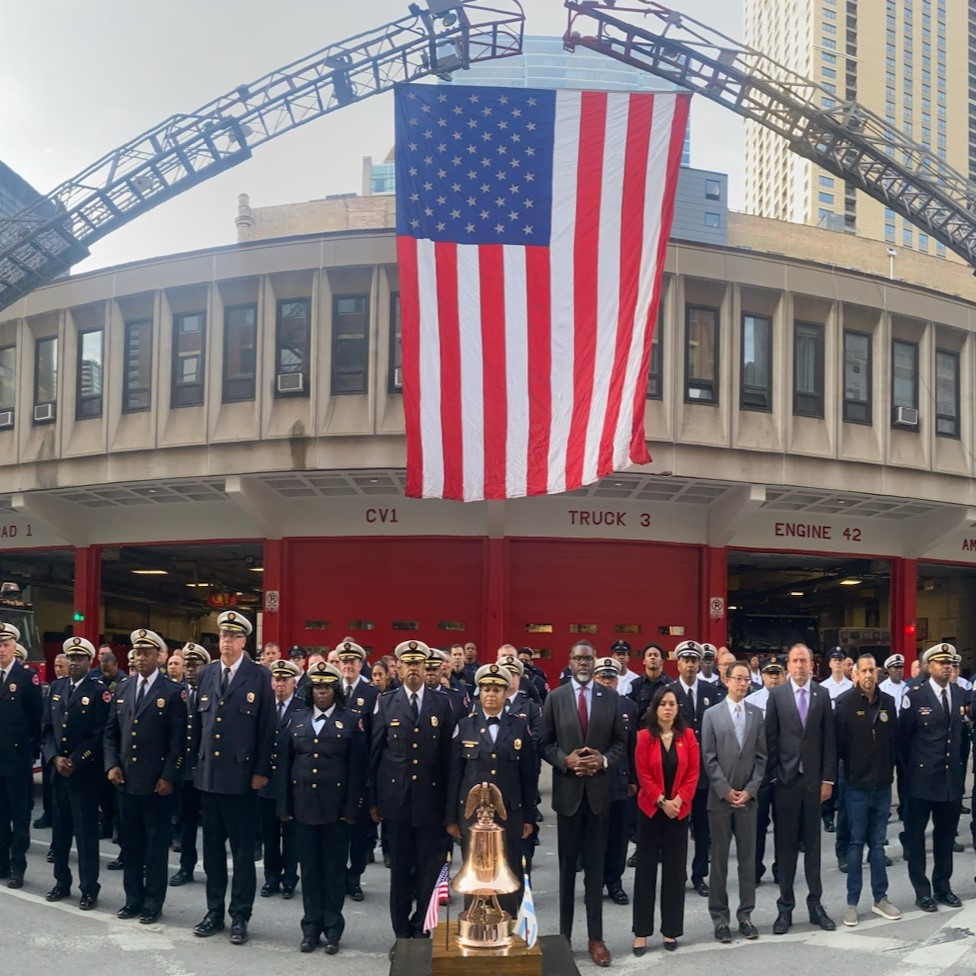 Chicago firefighters, city leaders honor 9/11 first responders