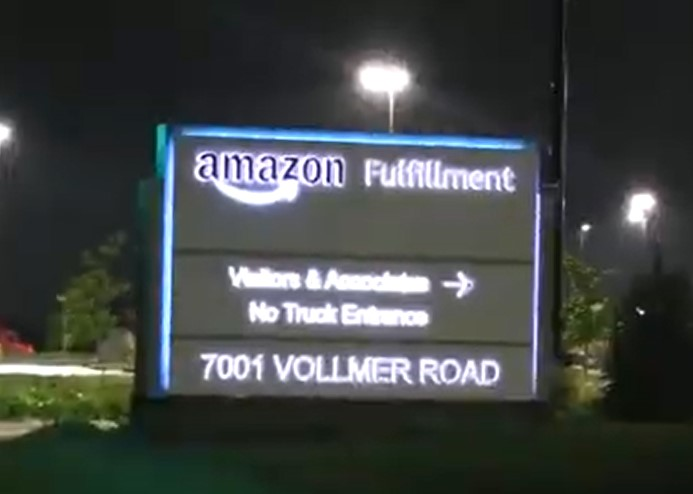 Gunfire reported near Matteson's Amazon facility