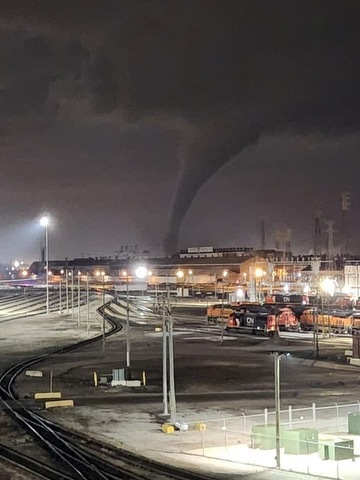 NWS working to confirm last night's reports of tornadoes