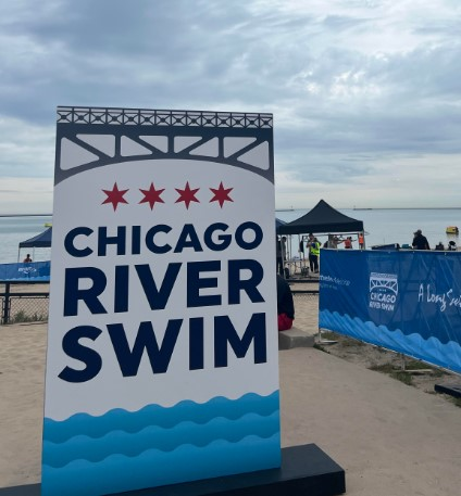 First Chicago River Swim a roaring success in spite of location change