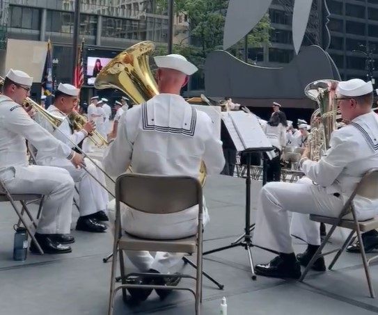 Navy Week: Sailors kick off celebration with concert at Daley Plaza