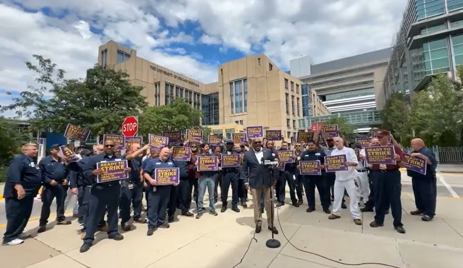 Some University of Chicago Medicine hospital workers have set a strike date