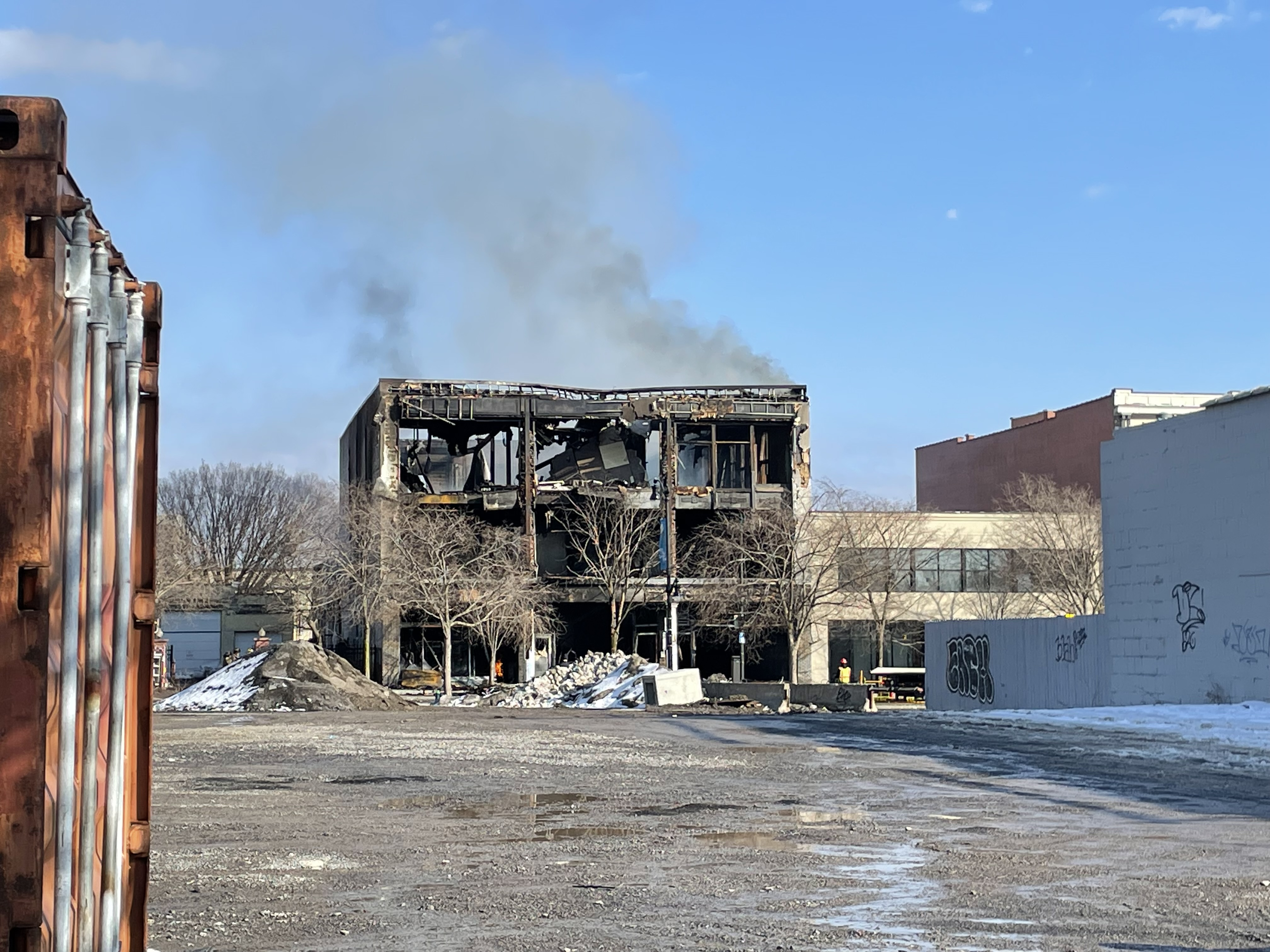 Buffalo Mayor Byron Brown and Fire Commissioner William Renaldo update the fatal fire at 745 Main Street