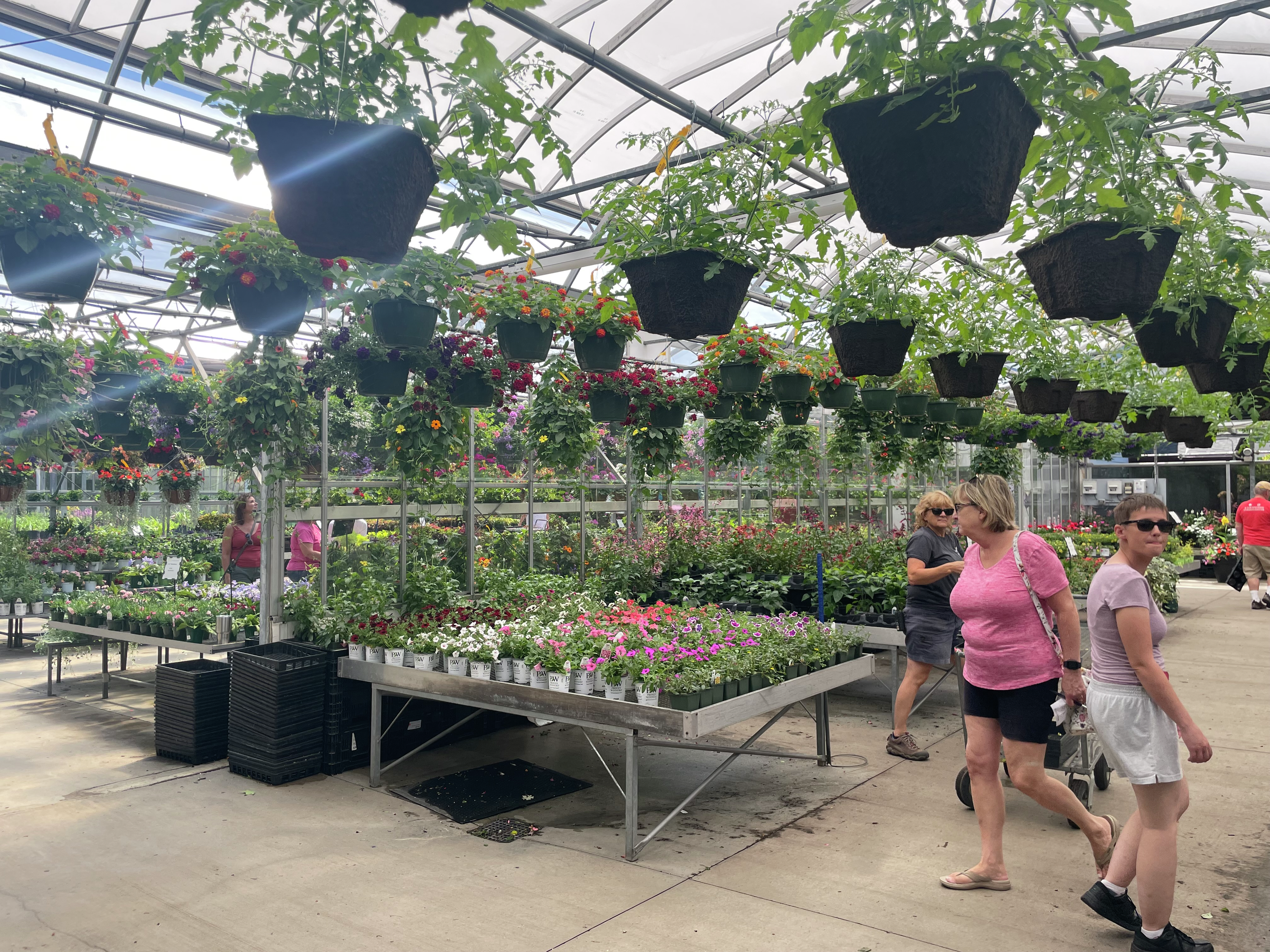 Business manager at Lockwood's Greenhouses & Farm in Hamburg, Marcia Totaro on a busy Memorial Day Weekend ahead at their Garden Center