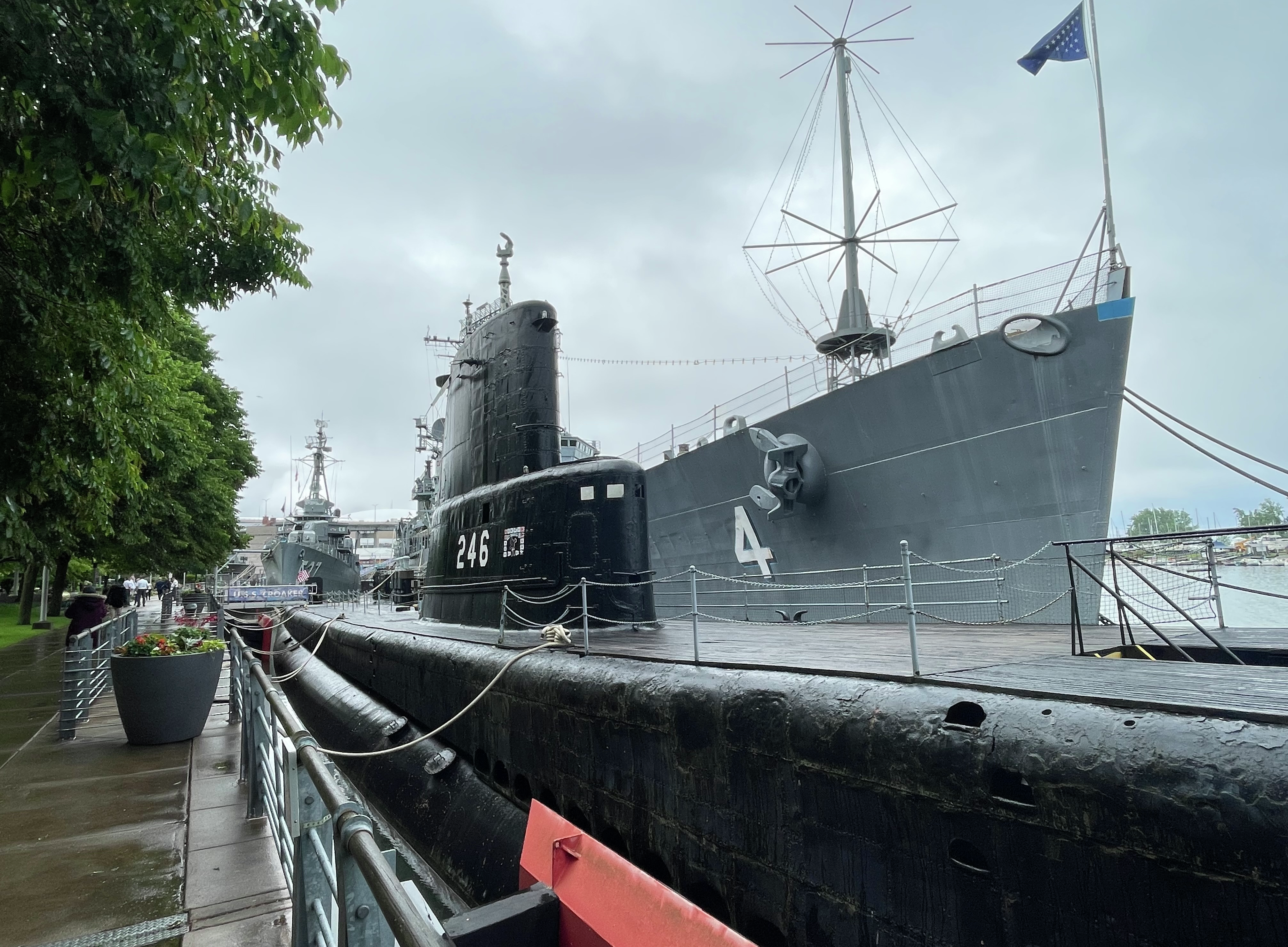 Buffalo Naval Park President and CEO Paul Marzello discusses the future of the ships based in the park in the Buffalo River