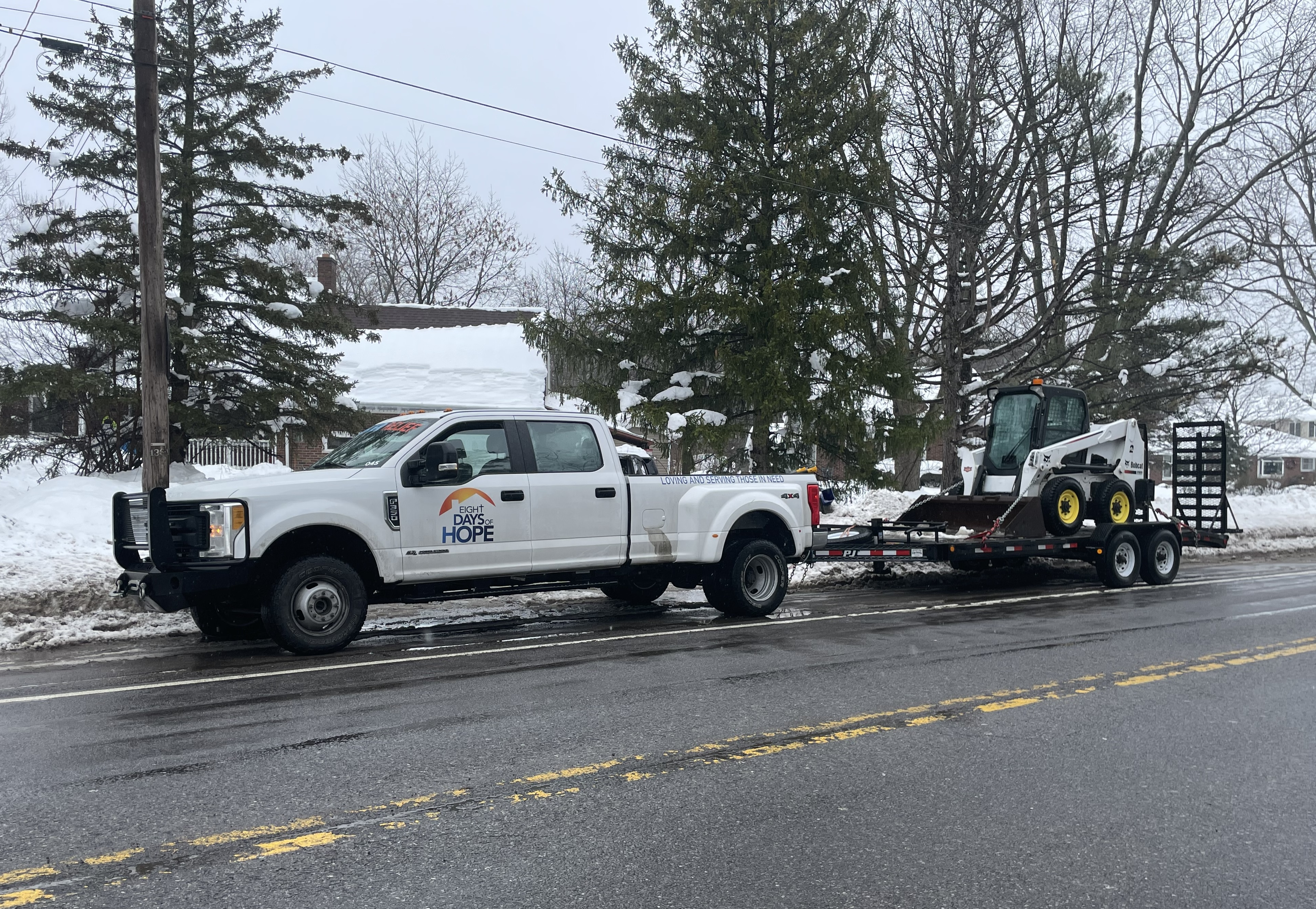 Eight Days of Hope Rapid Response Director, Dustin Sullivan wrapping up response efforts to help residents dig out from last week's lake effect snowstorms