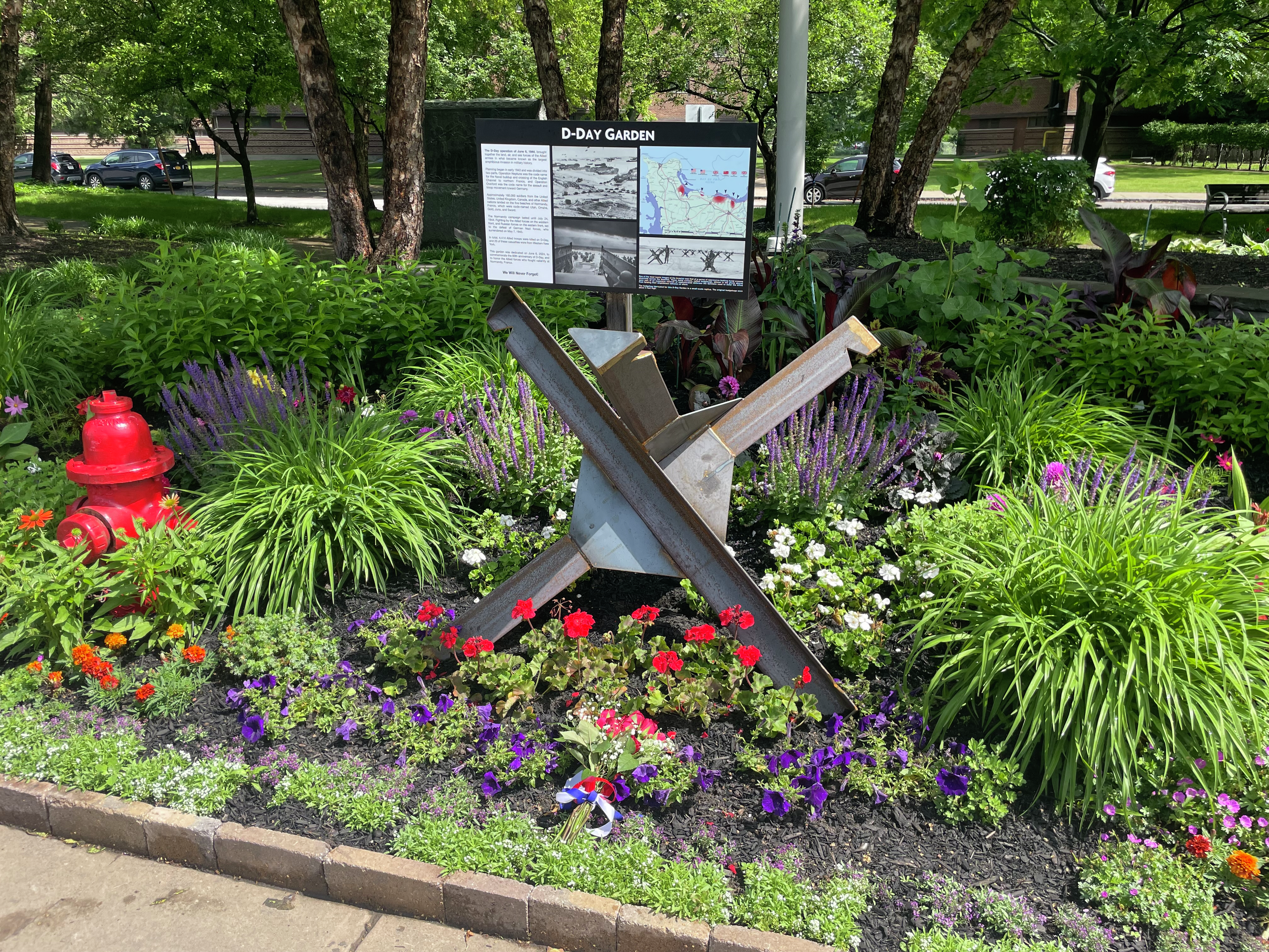 Buffalo and Erie County Naval and Military Park dedicates special garden on 80th anniversary of D-Day