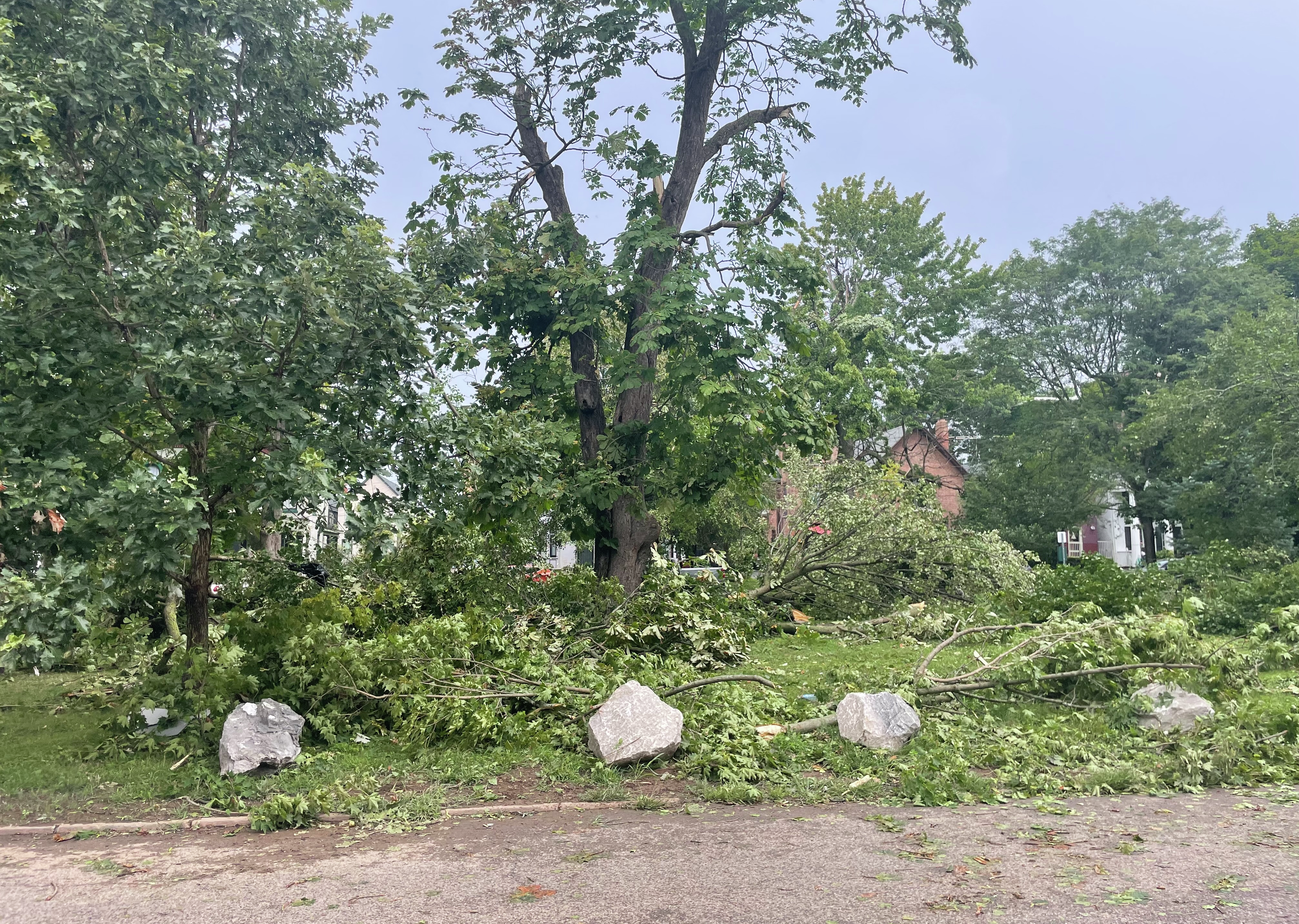 National Weather Service meteorologist Heather Kenyon speaks further on the EF-1 tornado that touched down in Buffalo on Monday