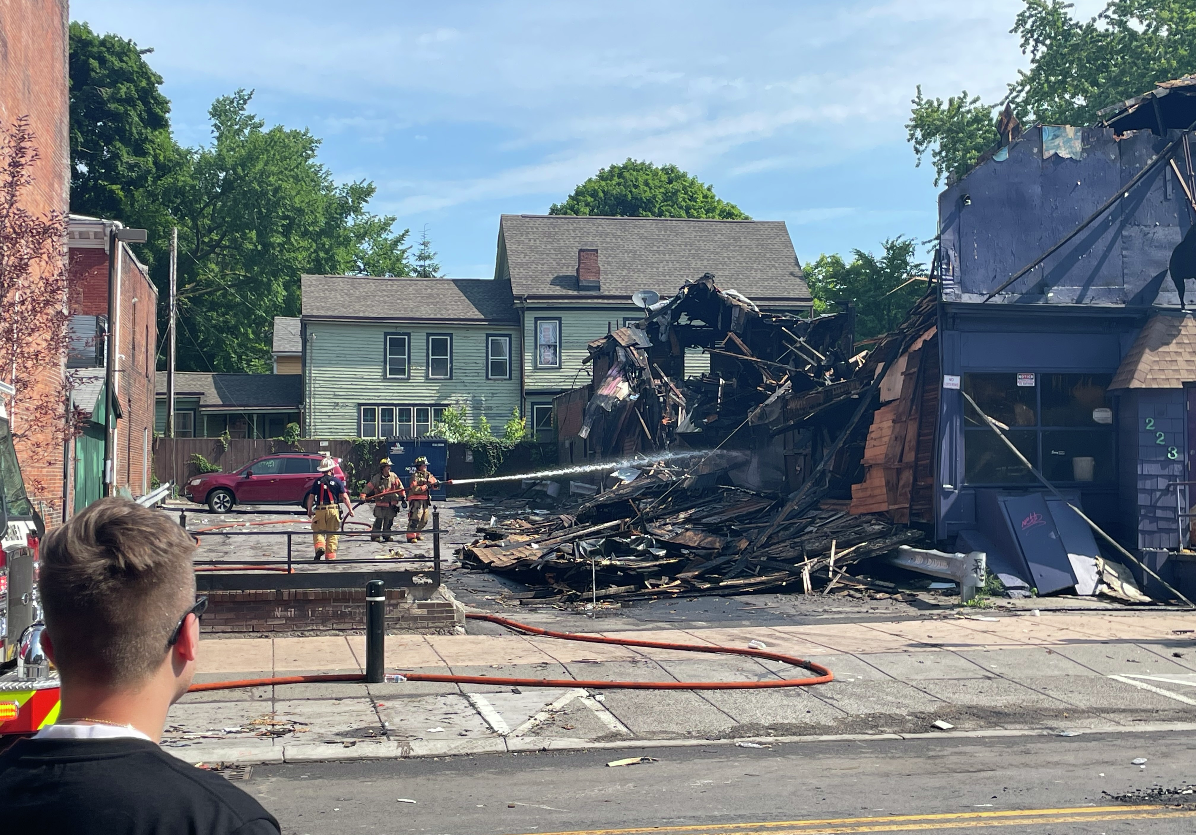 Owner of Billy Club on Allen Street, Jake Strawser on the fire that destroyed The Old Pink in Buffalo's Allentown neighborhood