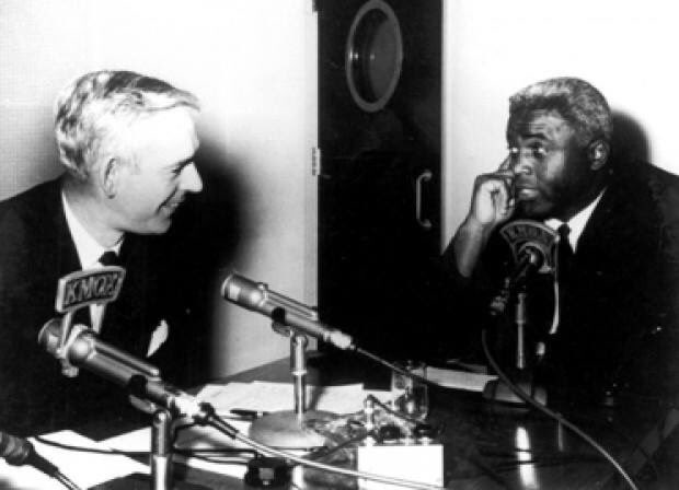 Jackie Robinson talks Stan Musial, politics, political protests with Jack Buck on KMOX