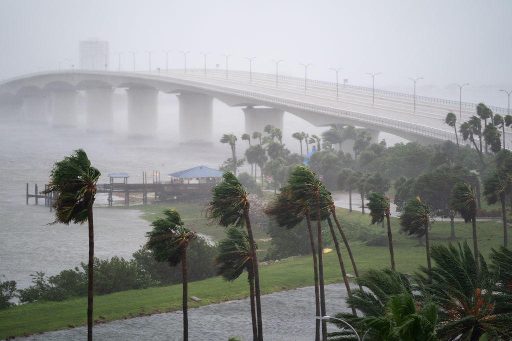 Hurricane Ian cuts off Sanibel and Captiva islands from the mainland.