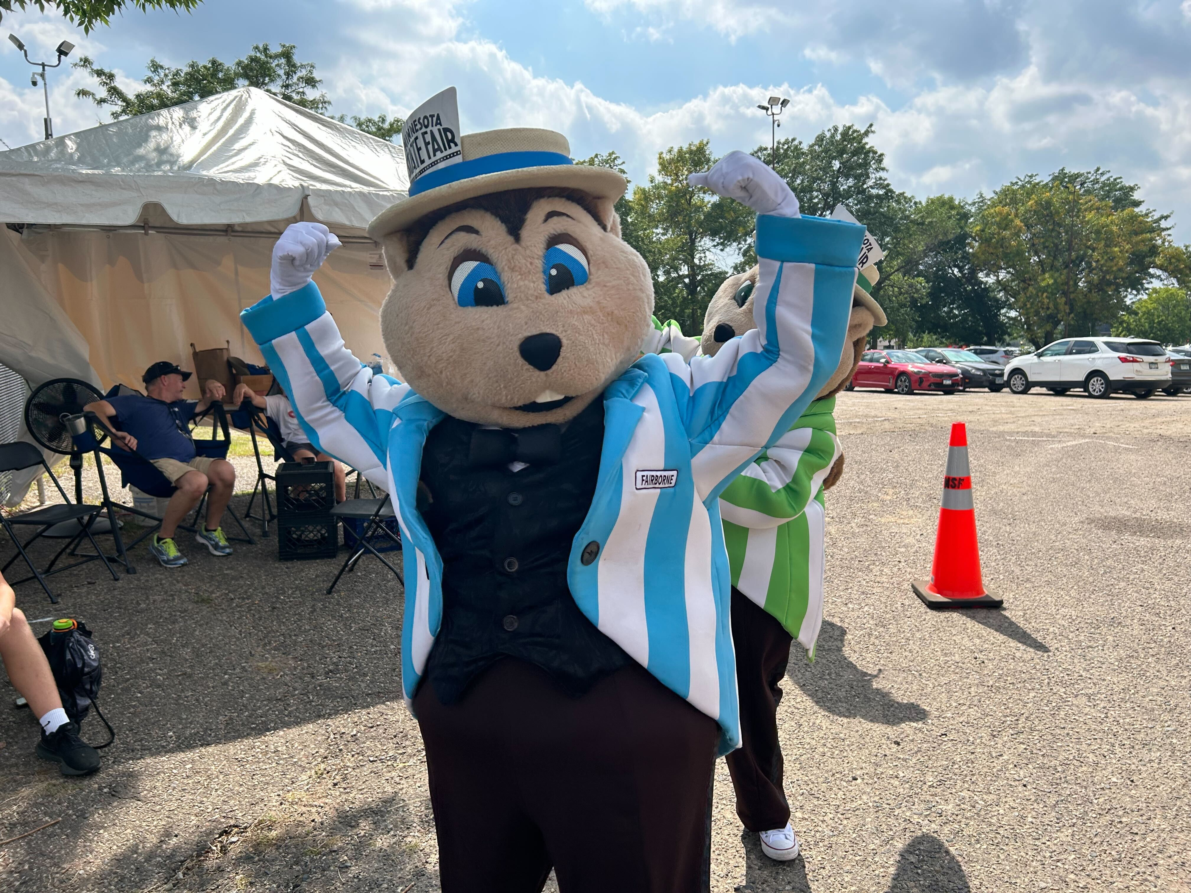 If you think you're hot...imagine working at the State Fair!