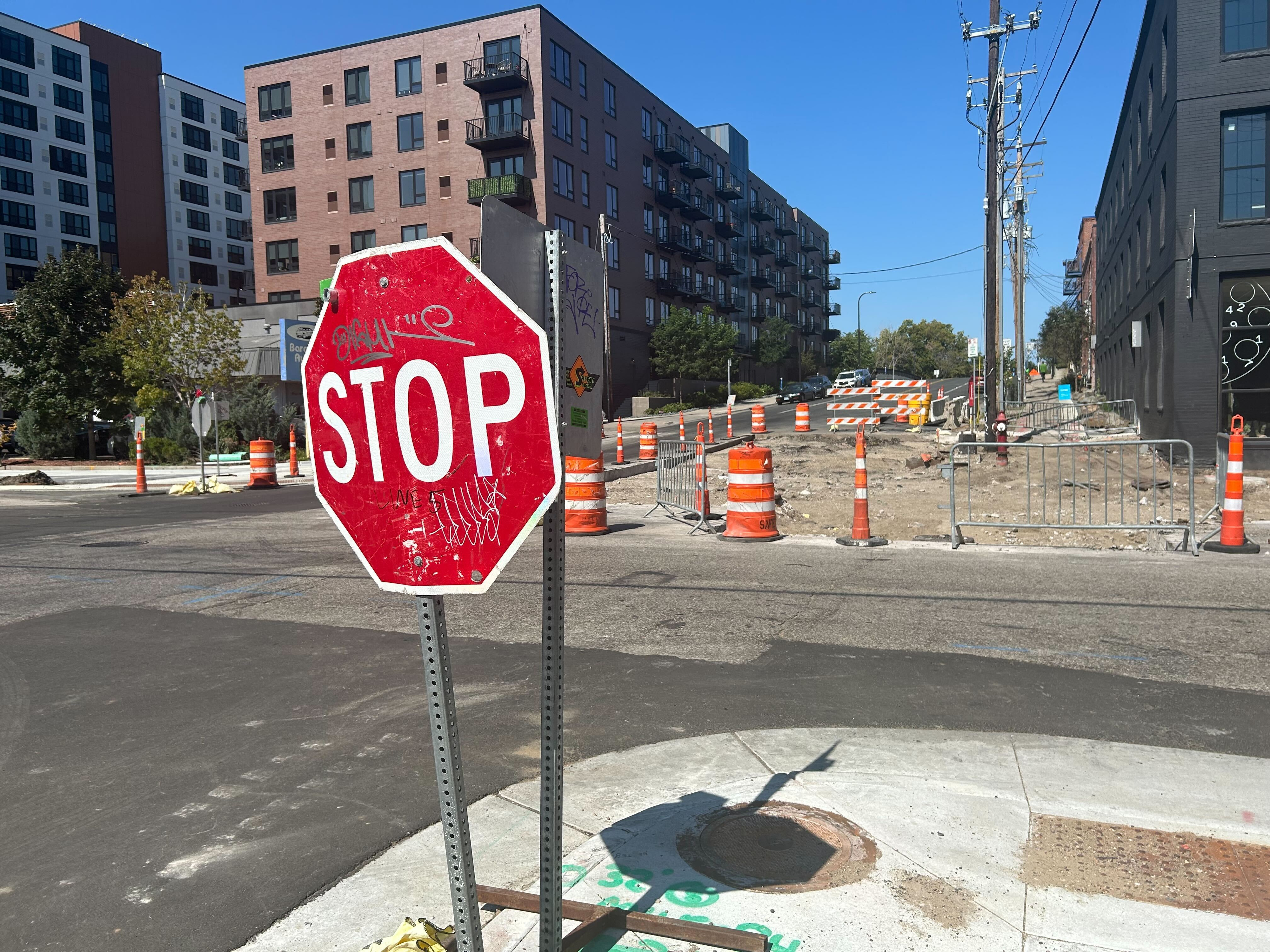 Road construction in bustling part of Minneapolis creating issues for businesses