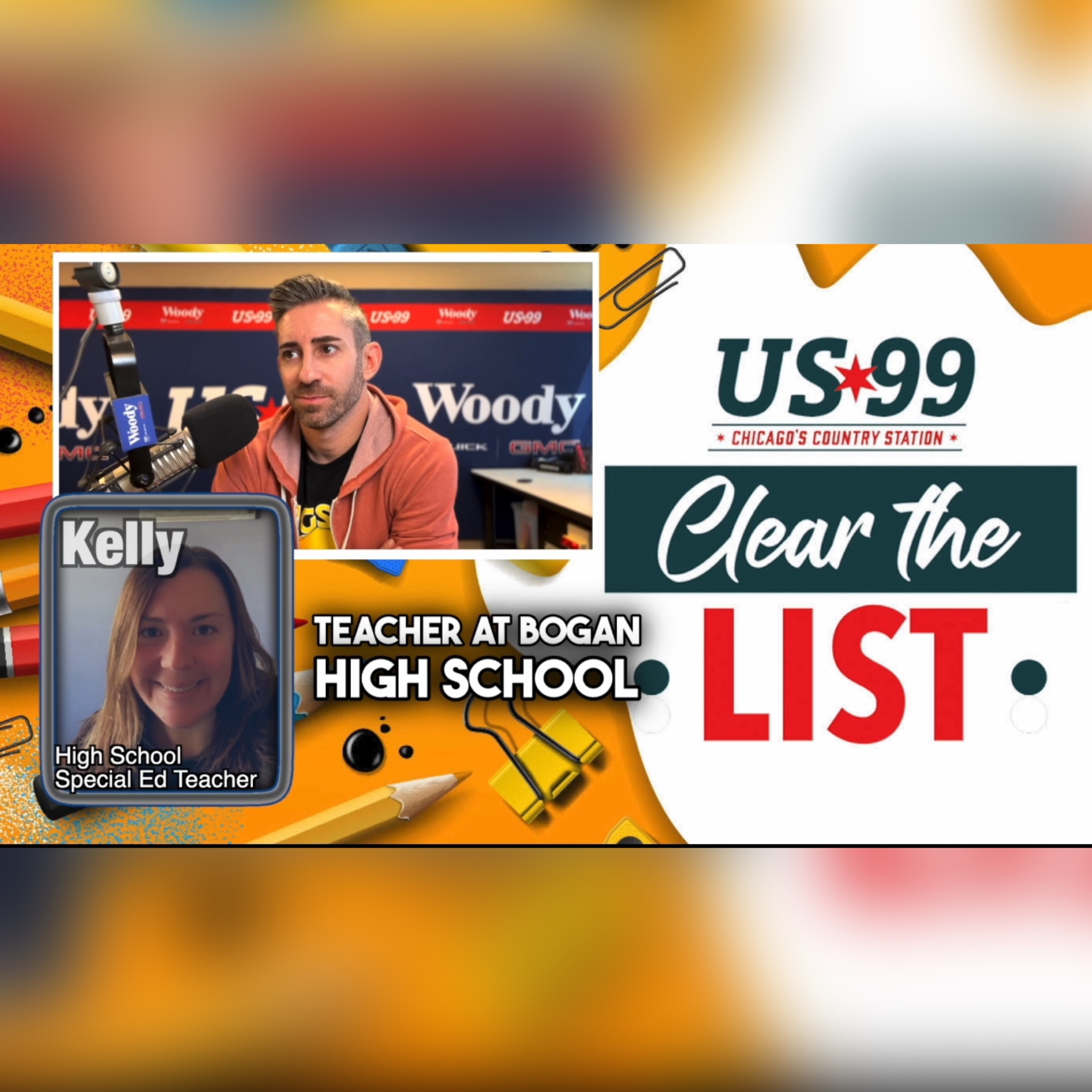 CLEAR THE LIST - KELLY - HS SPECIAL ED TEACHER!