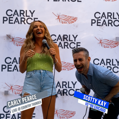 CARLY PEARCE INTERVIEW WITH SCOTTY KAY @ COUNTRY THUNDER