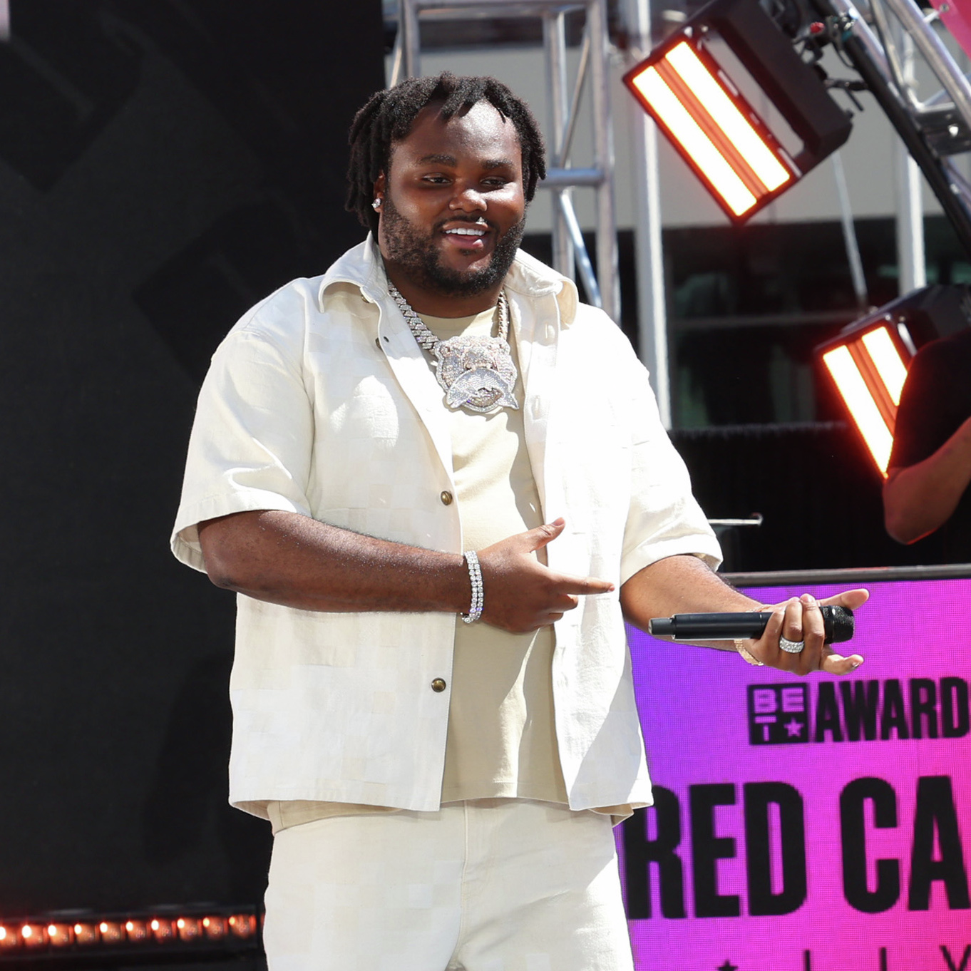 Tee Grizzley Speaks with Greg Street at the 2024 BET Awards
